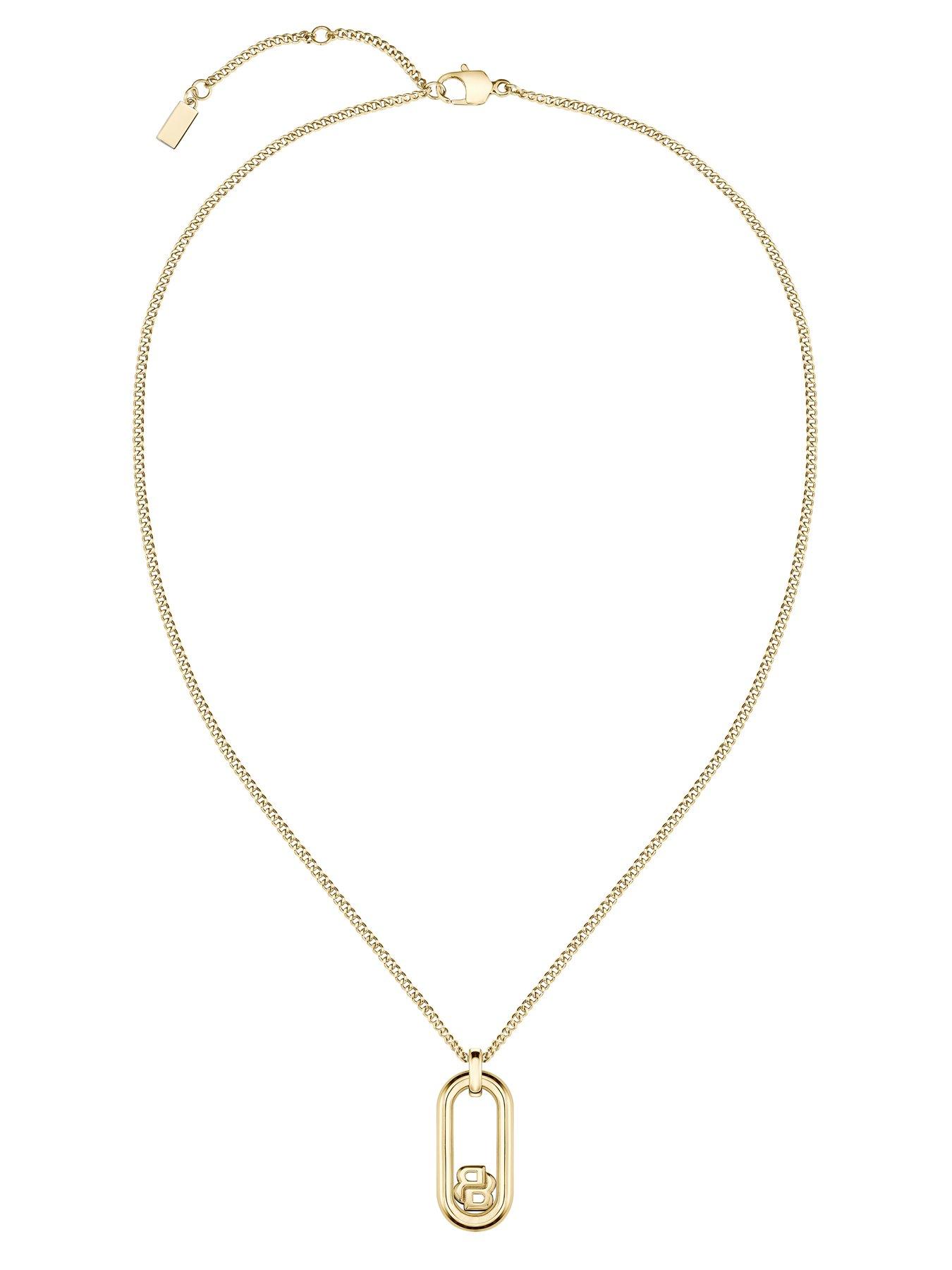 boss-ladies-double-b-gold-ip-swing-necklaceback