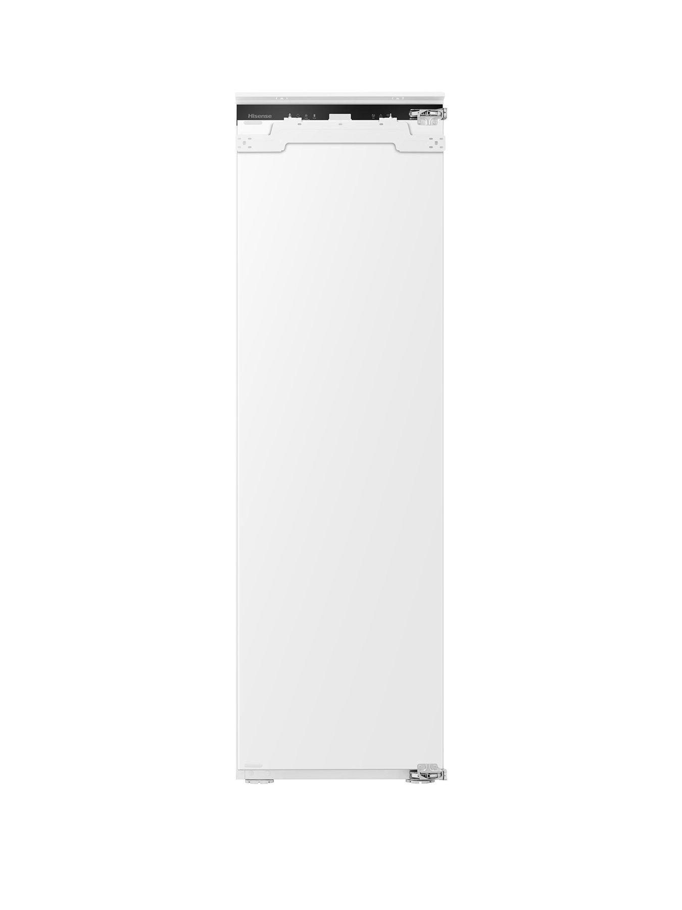 Image 1 of 7 of Hisense FT3B213SAWE 54cm Wide&nbsp;Integrated Total No Frost Tall&nbsp;Freezer with Fixed Hinge - White