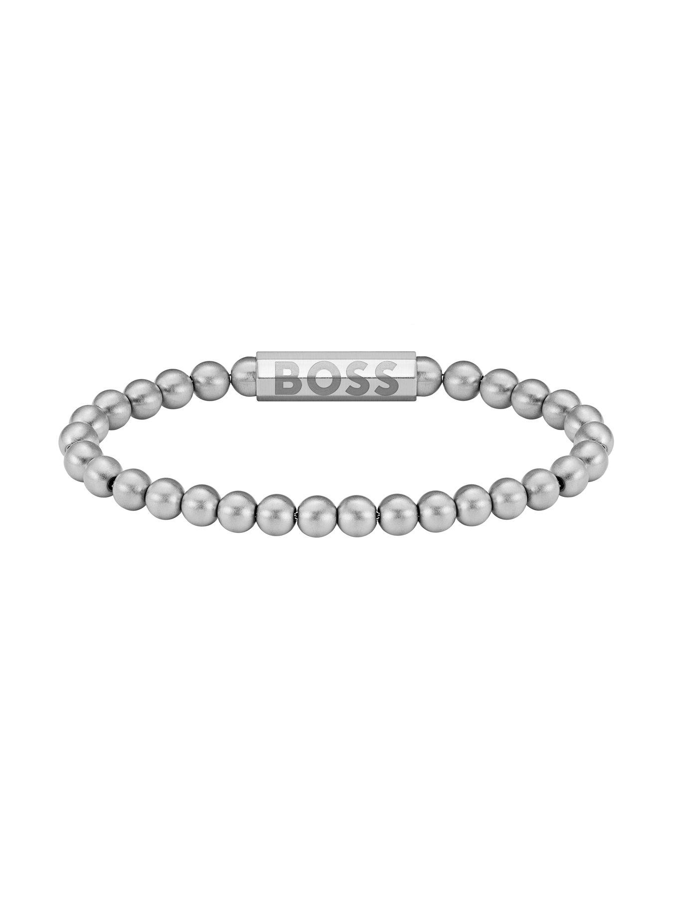 boss-gents-sphere-metal-bead-braceletstillFront