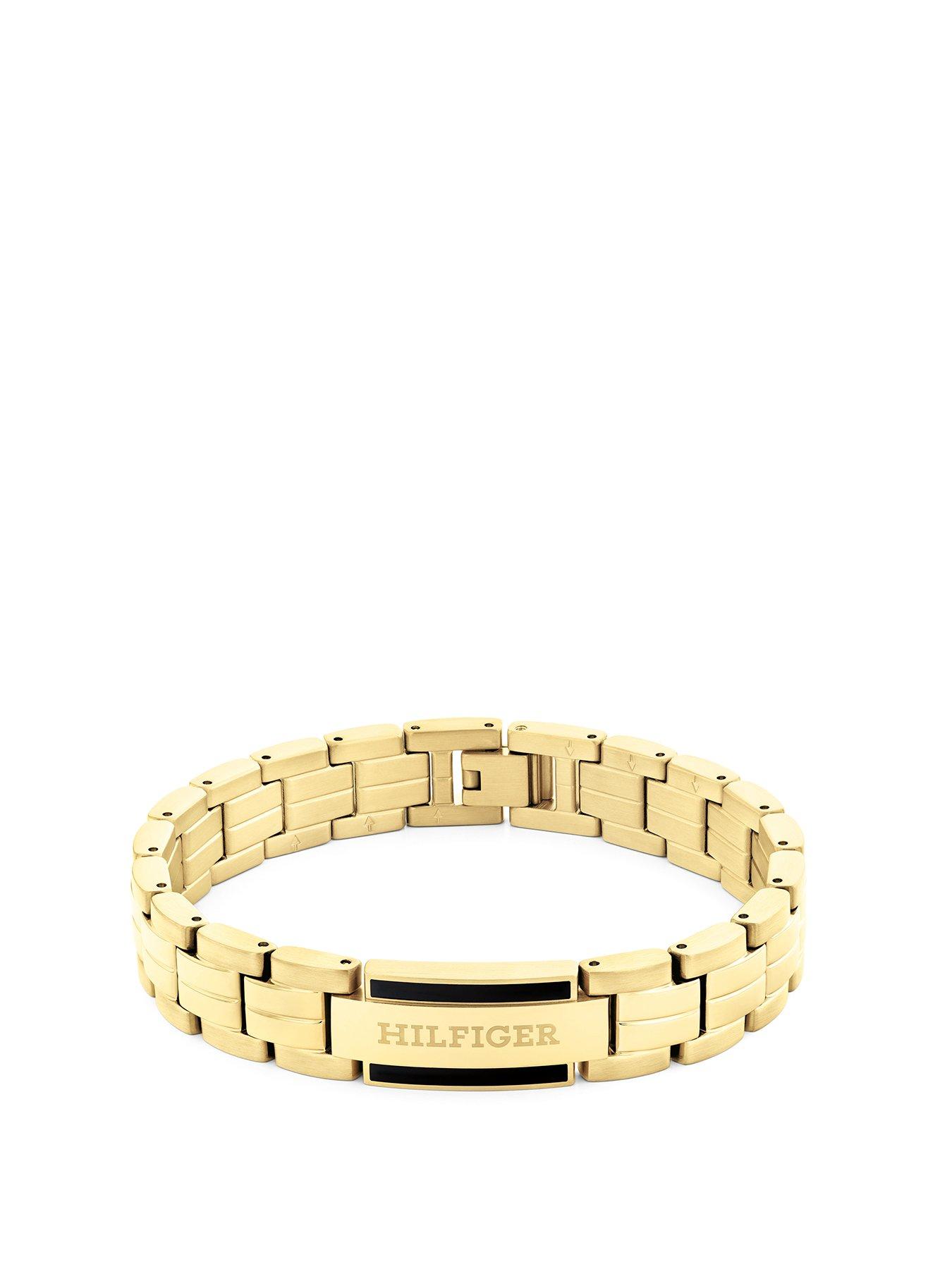Tommy Hilfiger Tommy Hilfiger mens gold plated bracelet
