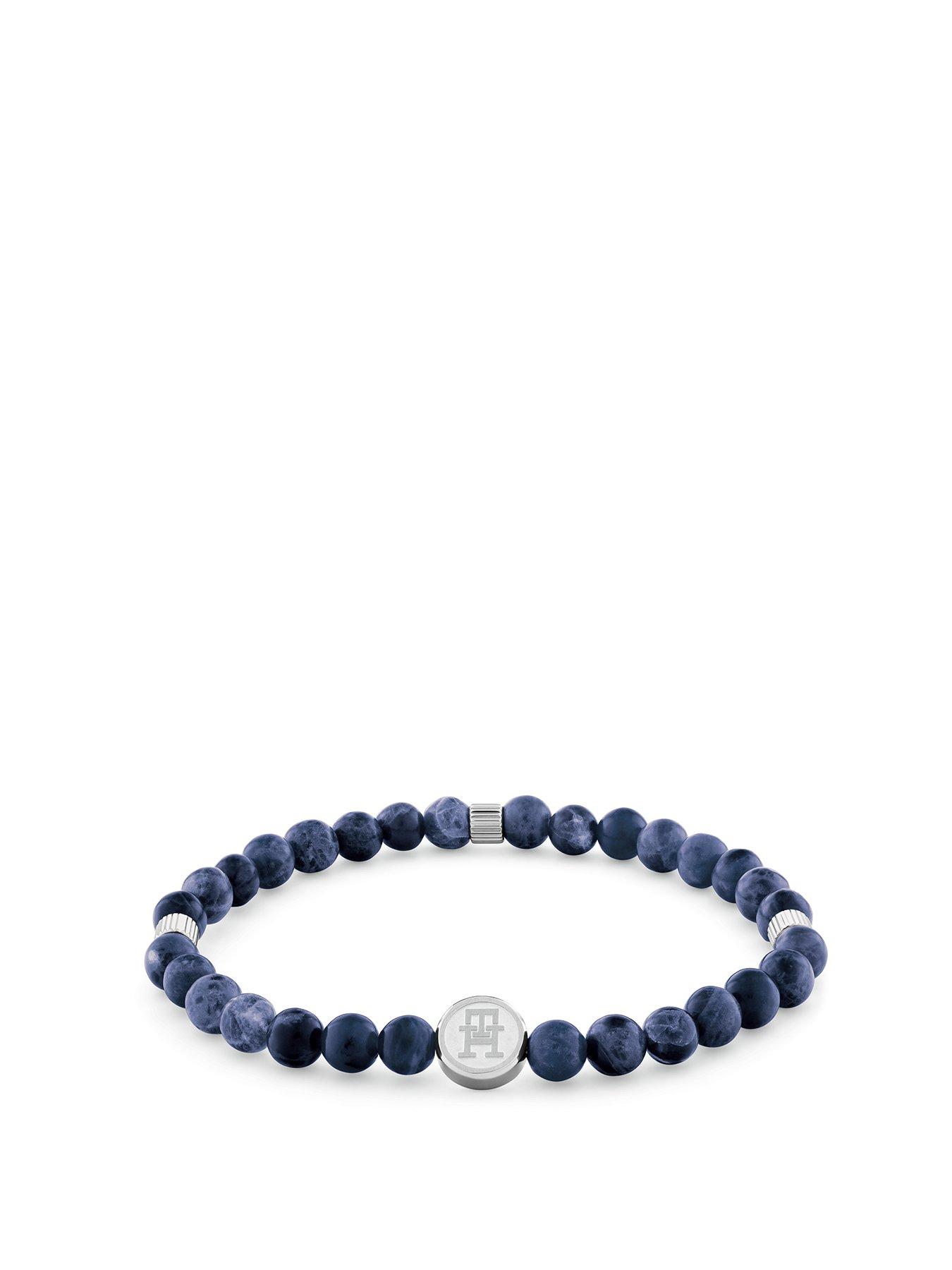 tommy-hilfiger-tommy-hilfiger-mens-blue-ip-sodalite-beaded-bracelet