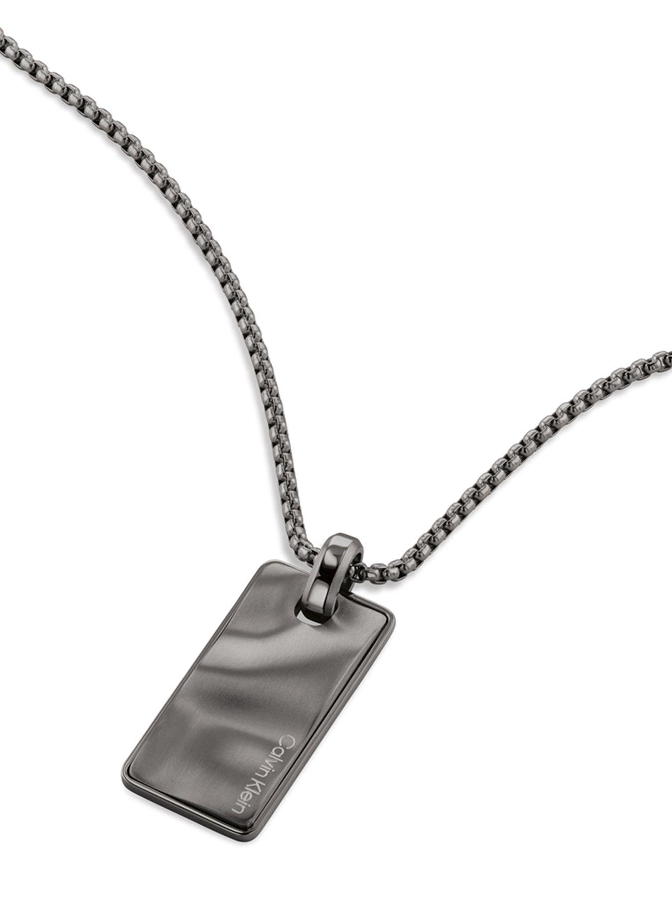 calvin-klein-mens-calvin-klein-gun-metal-ip-necklacestillFront