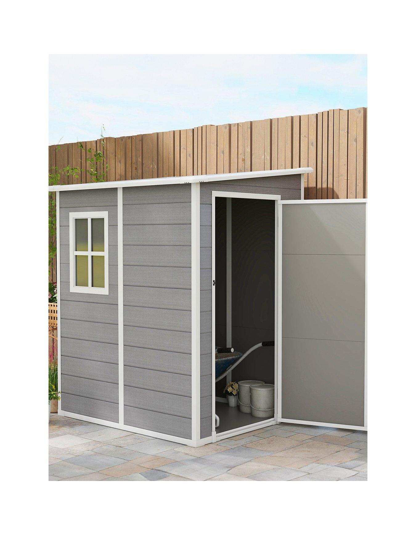 Image 1 of 7 of OutSunny 4ft x5ft Lean to Shed with Window