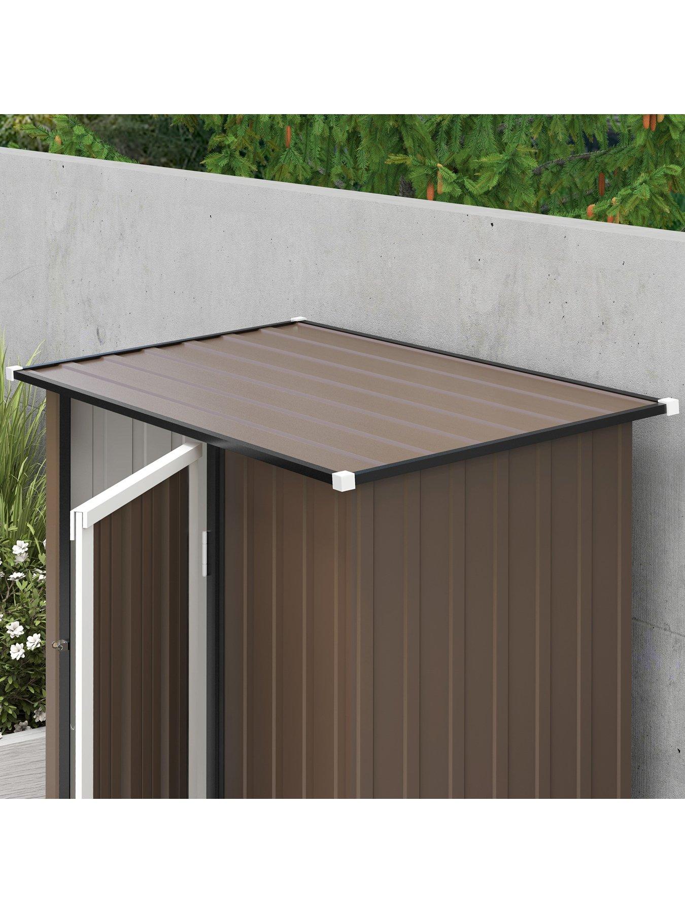 Image 7 of 7 of OutSunny 5ft x 3ft Metal Shed, with Sloped Roof