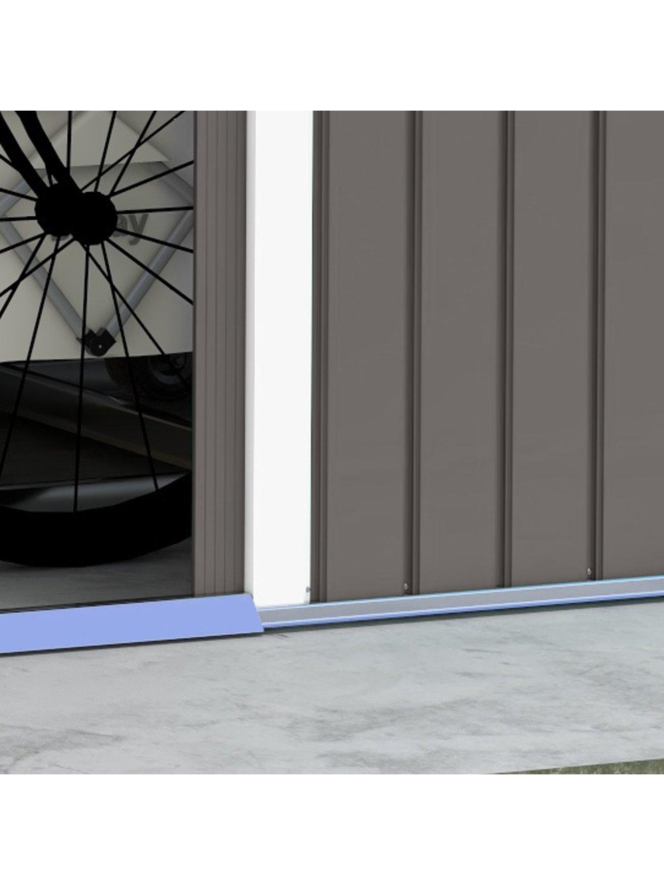 Image 7 of 7 of OutSunny 9 x 6FT Metal Shed with Foundation Ventilation