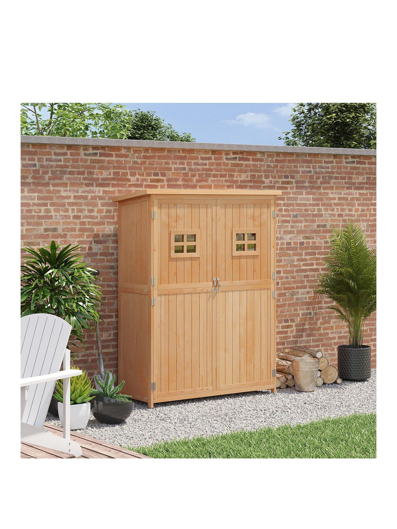 outsunny-wooden-garden-shed-with-windows-double-door-275l-x-50w-x-164h-cm