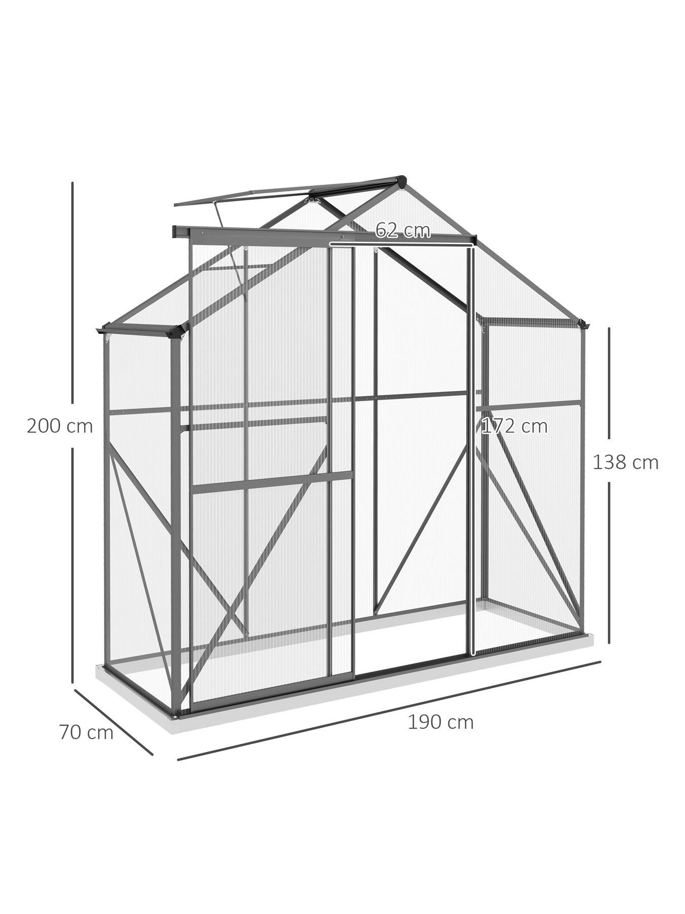 outsunny-6-x-25ft-polycarbonate-greenhouse-walk-in-green-house-with-rain-gutter-sliding-doorback