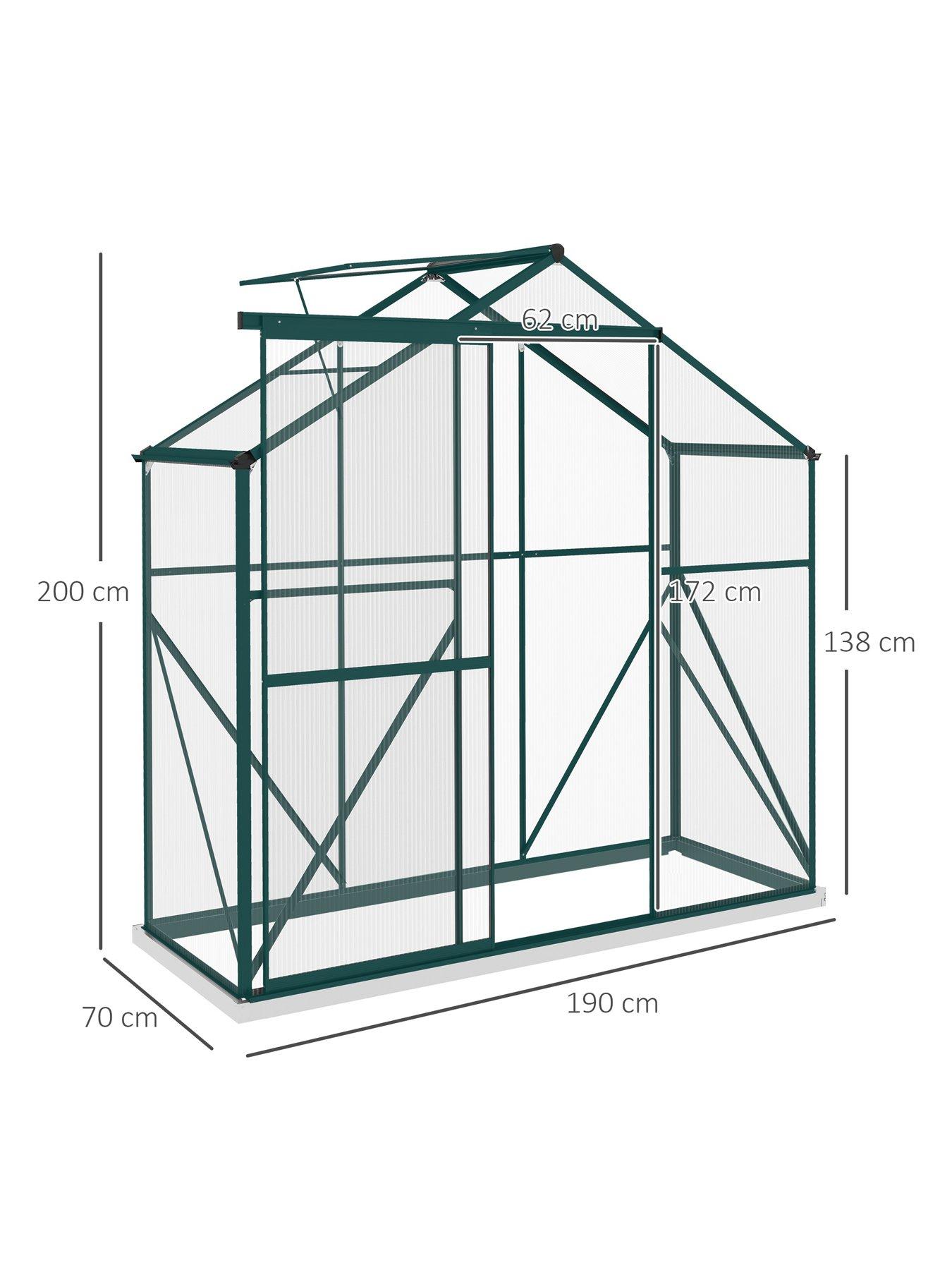 outsunny-6-x-6ft-polycarbonate-greenhouse-large-walk-in-green-house-with-slide-door-and-windowback