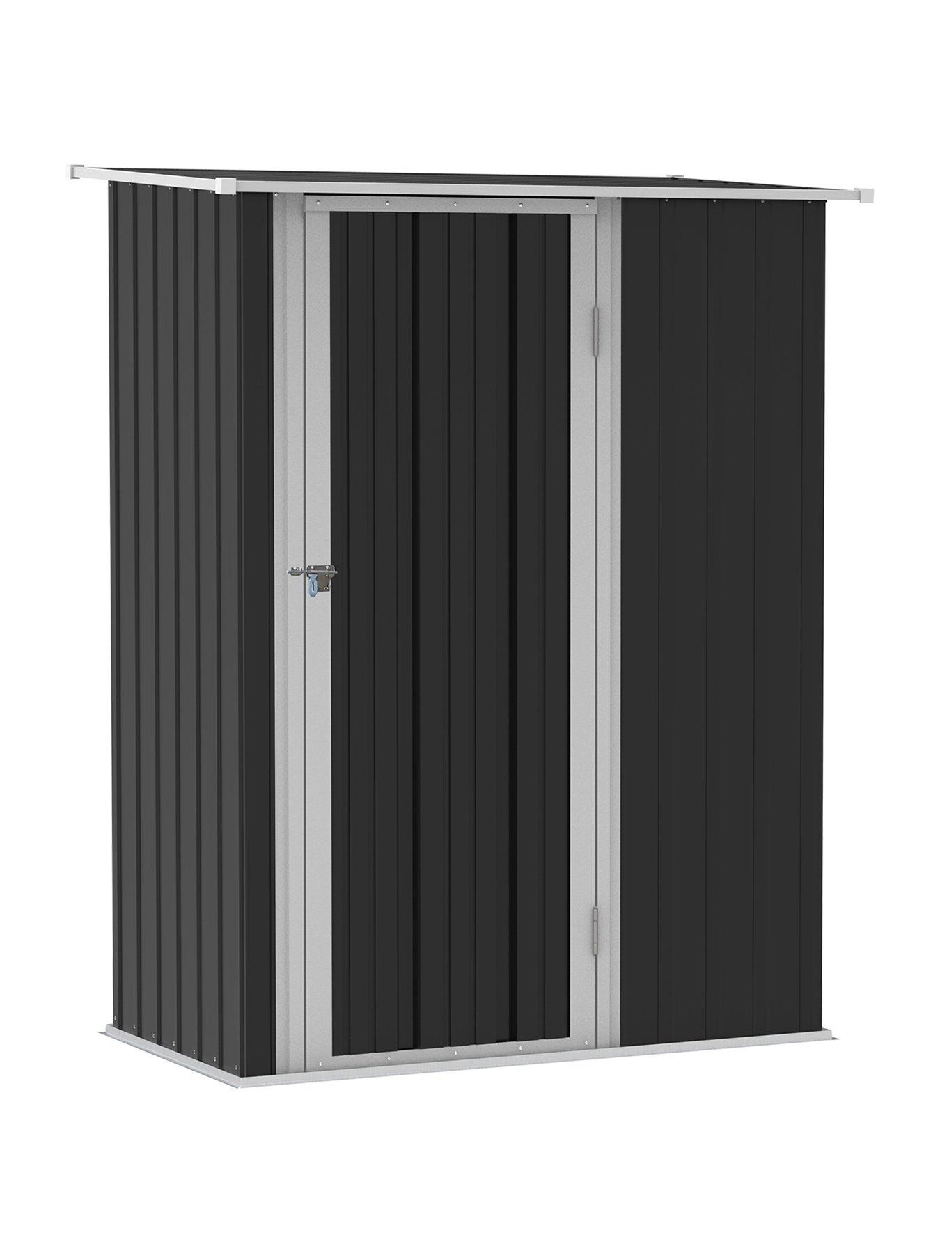 outsunny-5-x-3ft-outdoor-storage-shed-with-lockable-doorstillFront