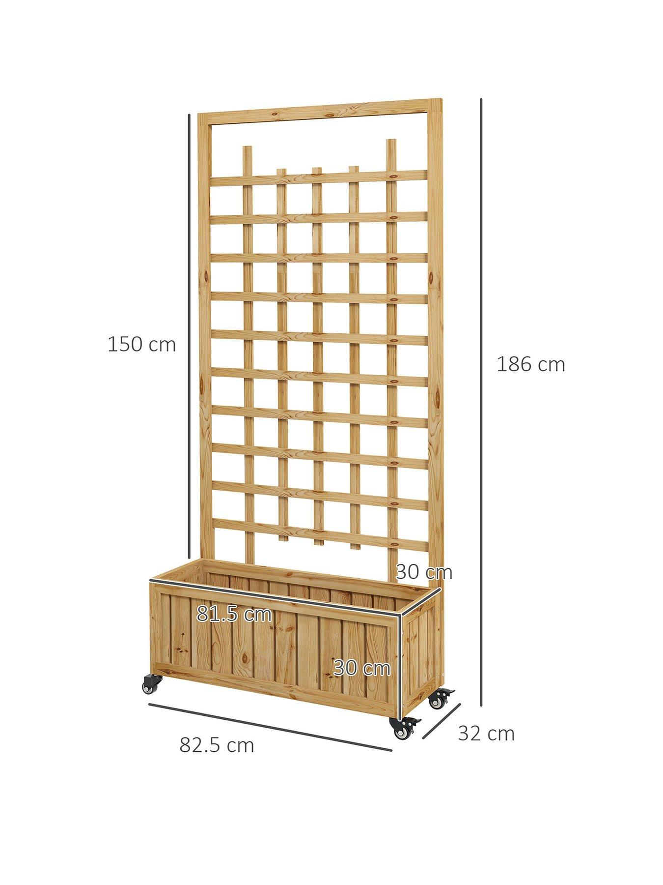 outsunny-wooden-trellis-planter-raised-garden-bed-with-wheelsback