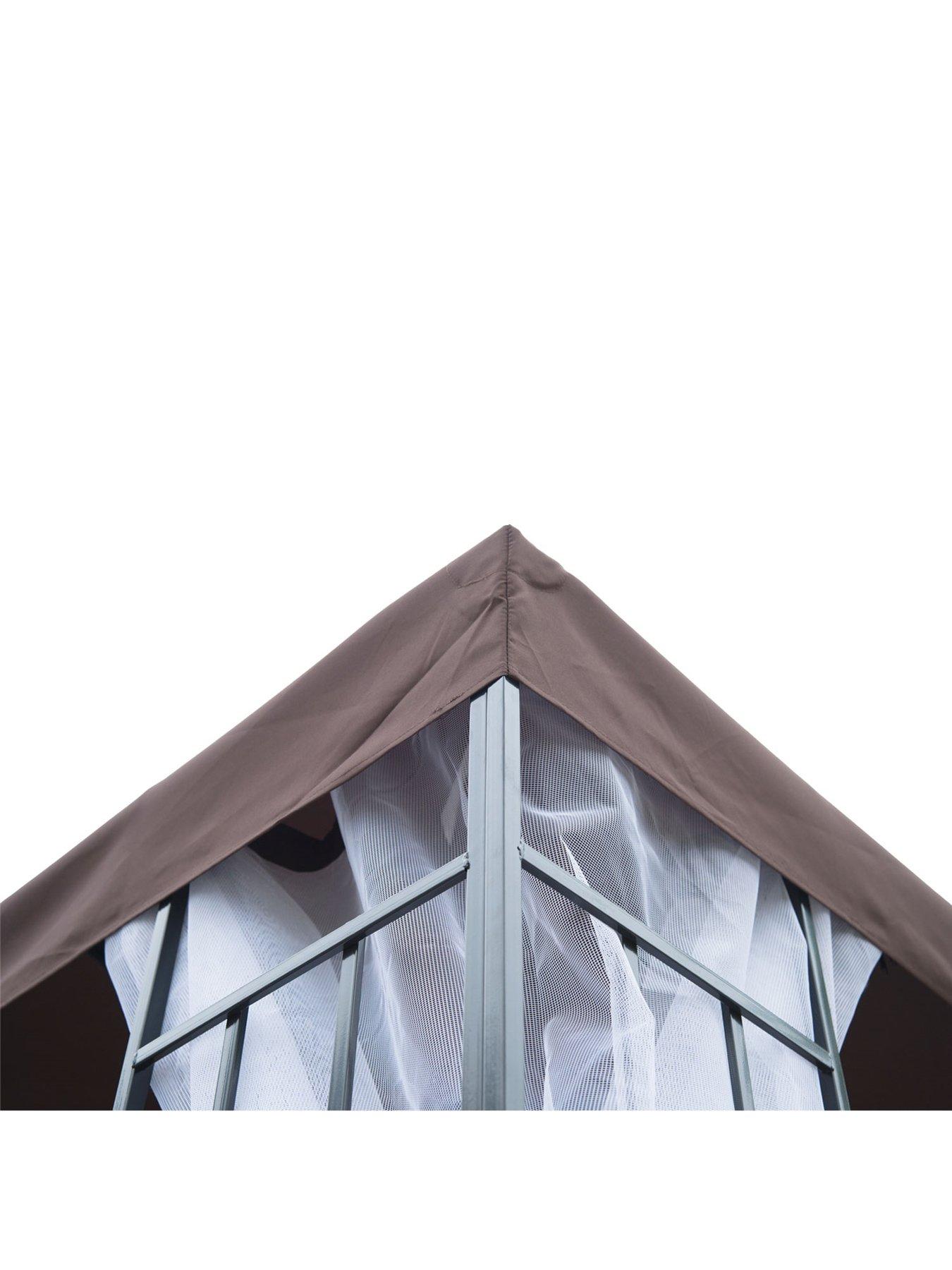 Image 7 of 7 of OutSunny Gazebo 3x3m, with netting curtains