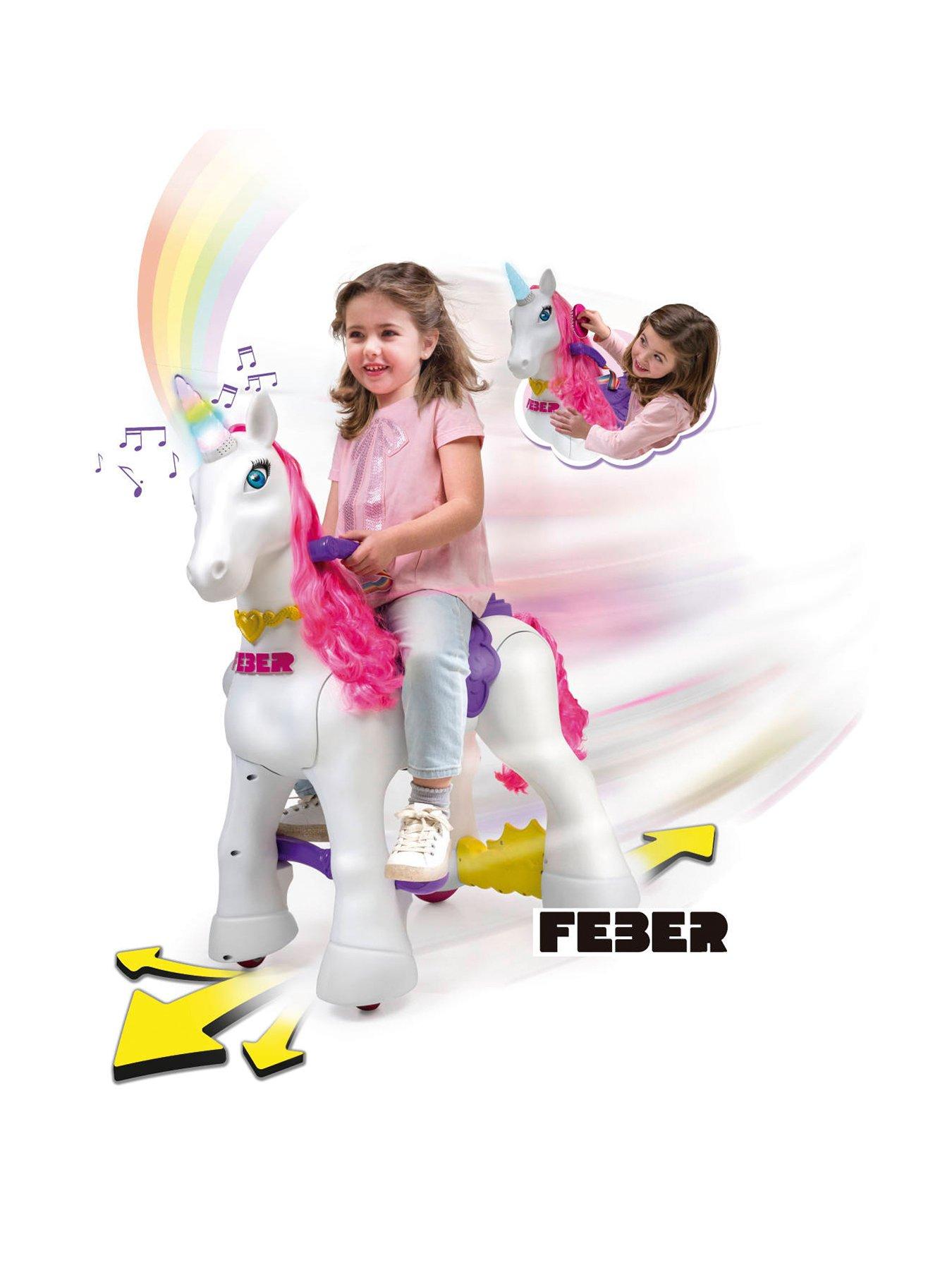 Image 1 of 6 of Feber My Lovely Unicorn Ride-On