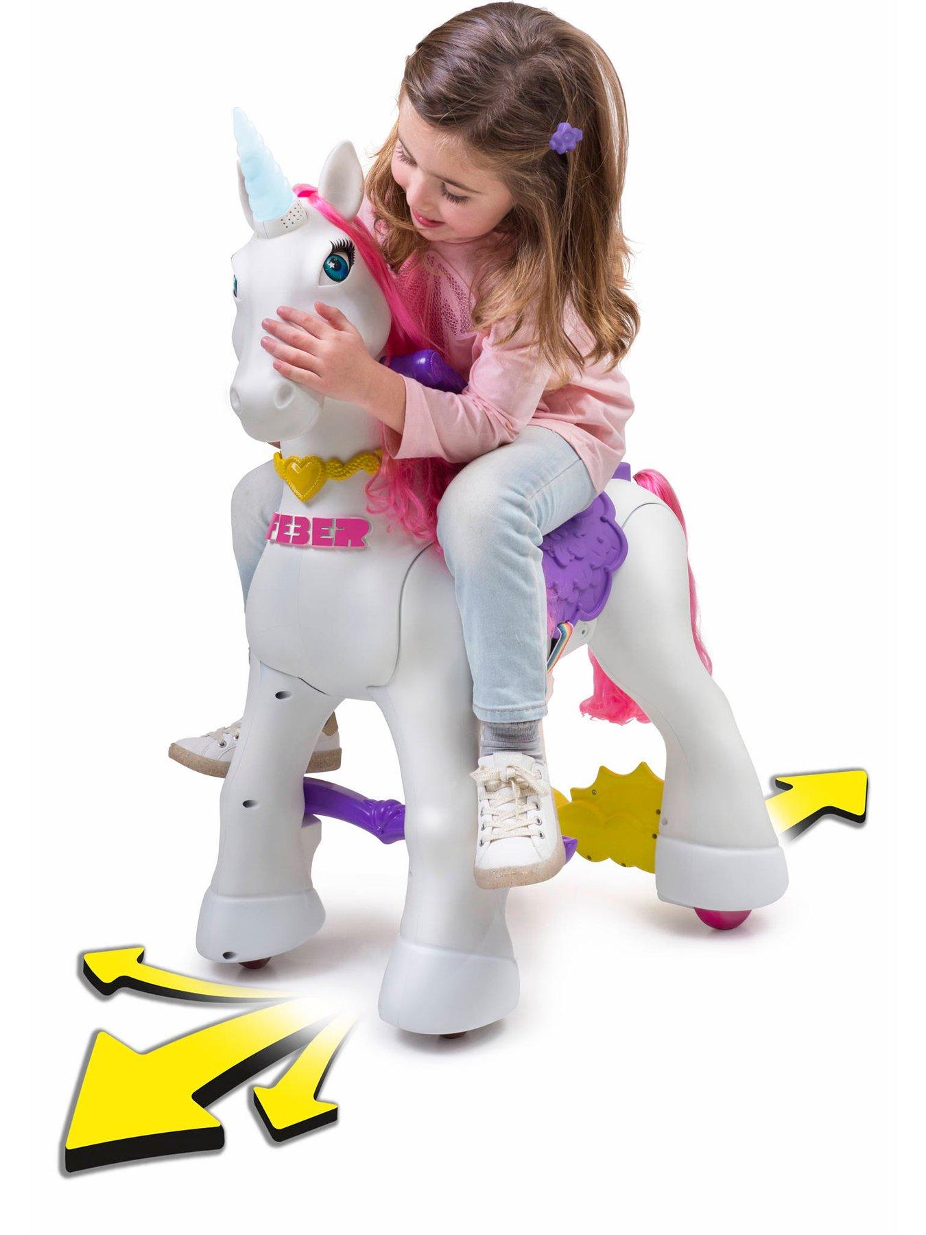 Childs ride on unicorn on sale