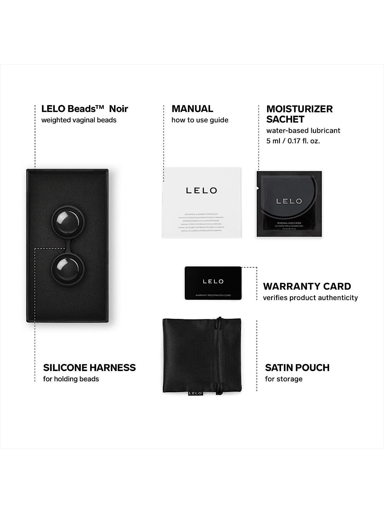 Image 2 of 6 of Lelo LUNA BEAD NOIR -&nbsp;Sensual Pleasures &amp; Fitness Combined