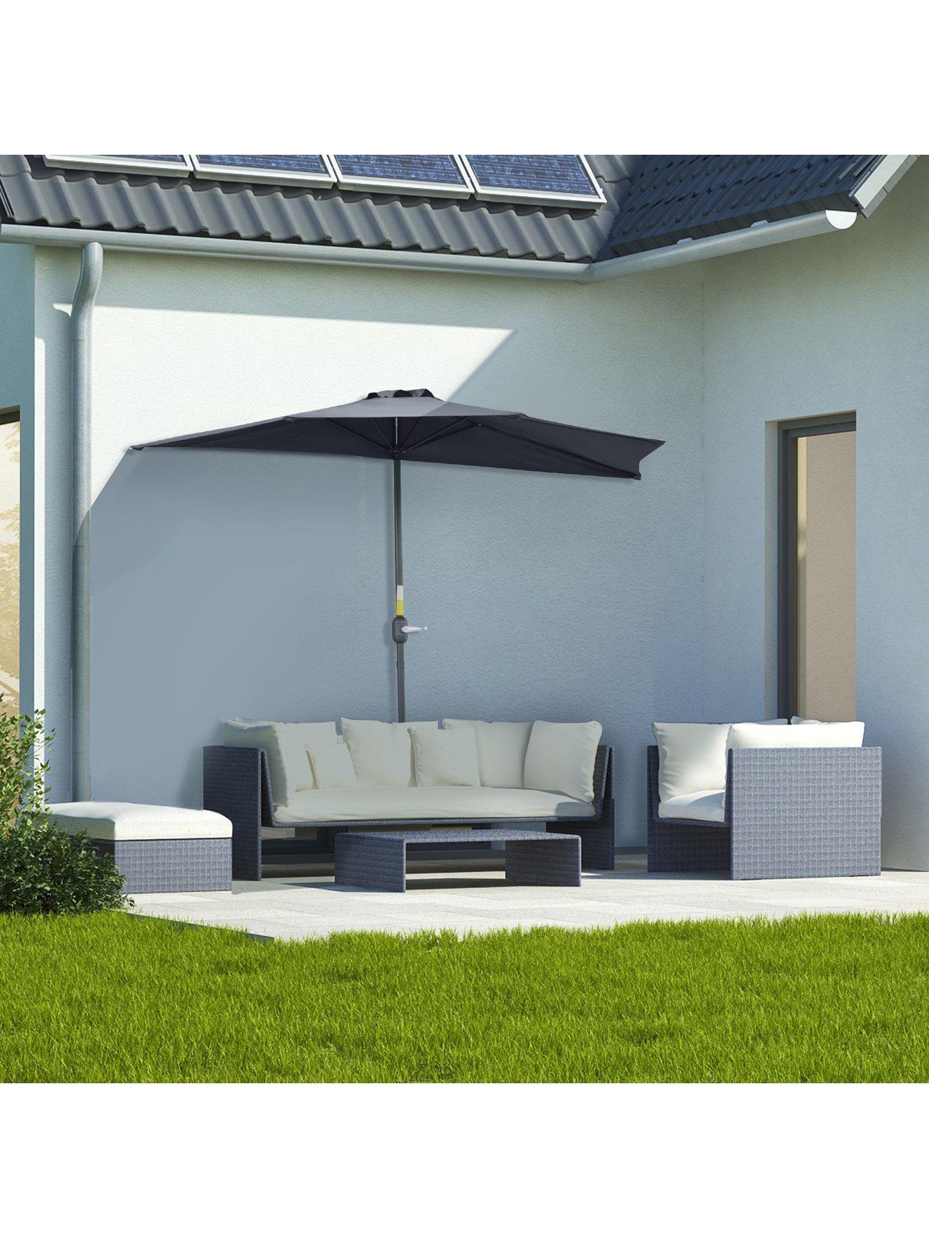 outsunny-half-patio-umbrella-parasol-27mfront