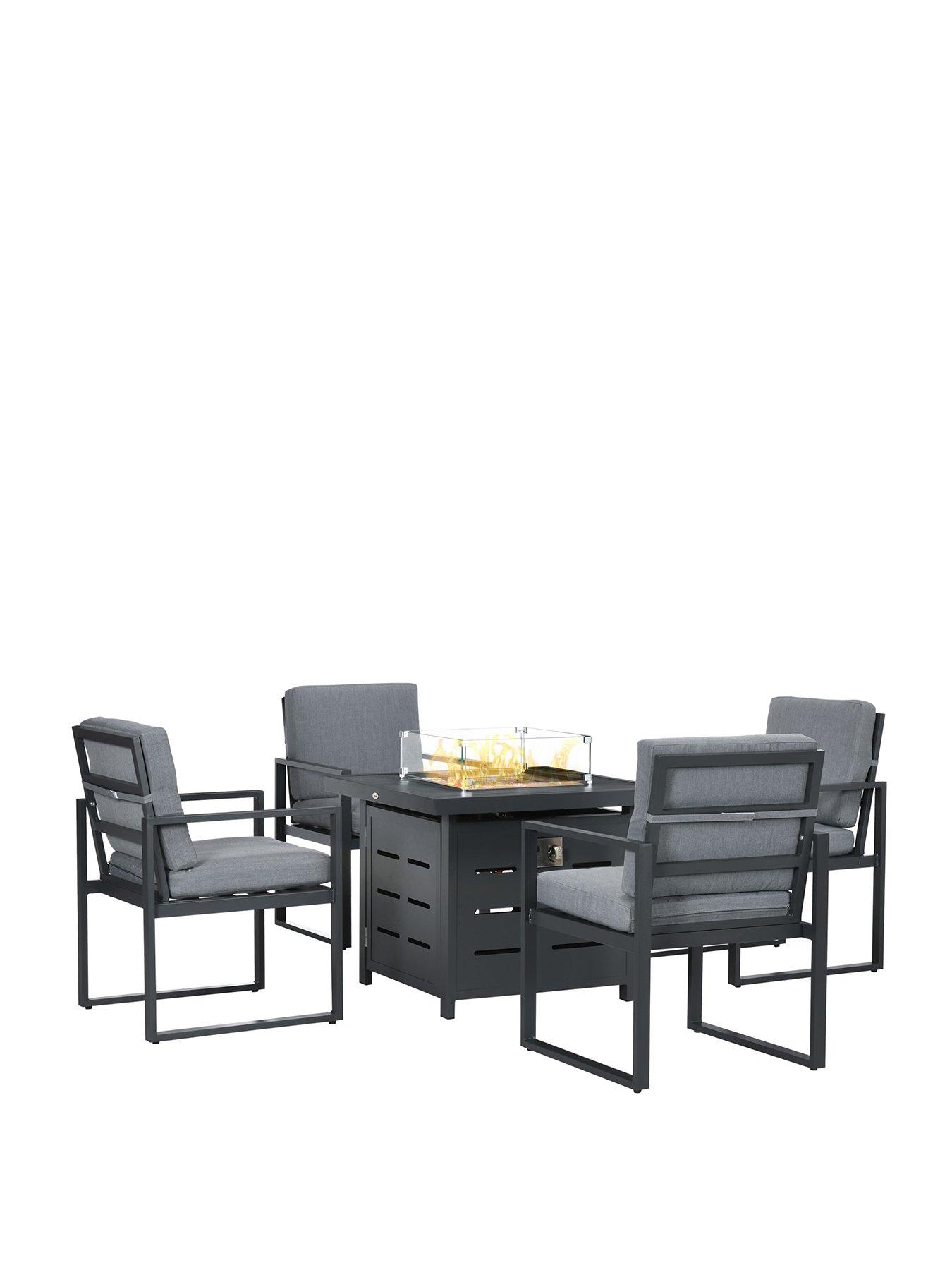 outsunny-4-seater-garden-furniture-set-with-gas-firepit-table-greystillFront