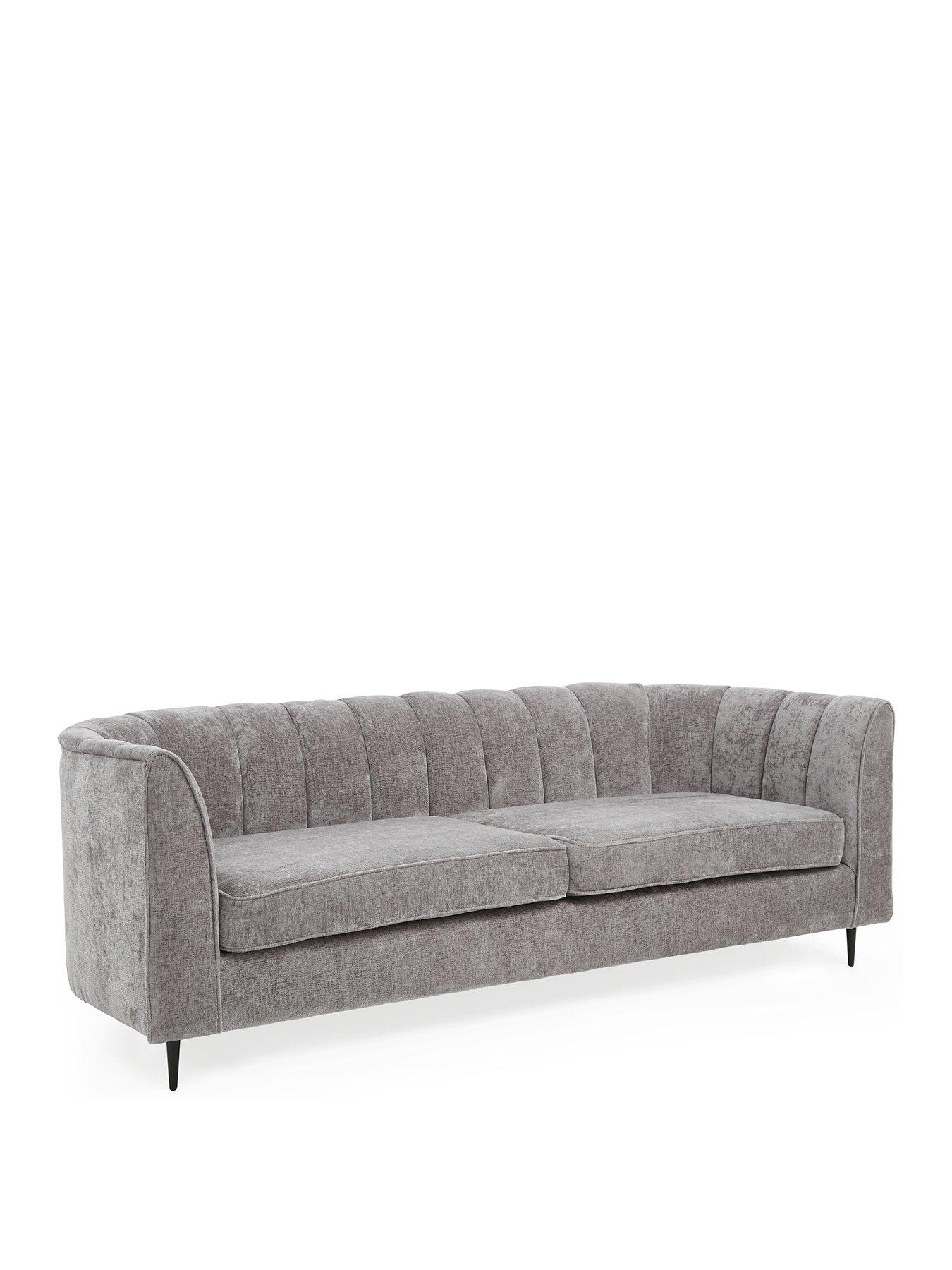Image 3 of 7 of The Very Collection Guild 3 Seater Fabric Sofa - Grey