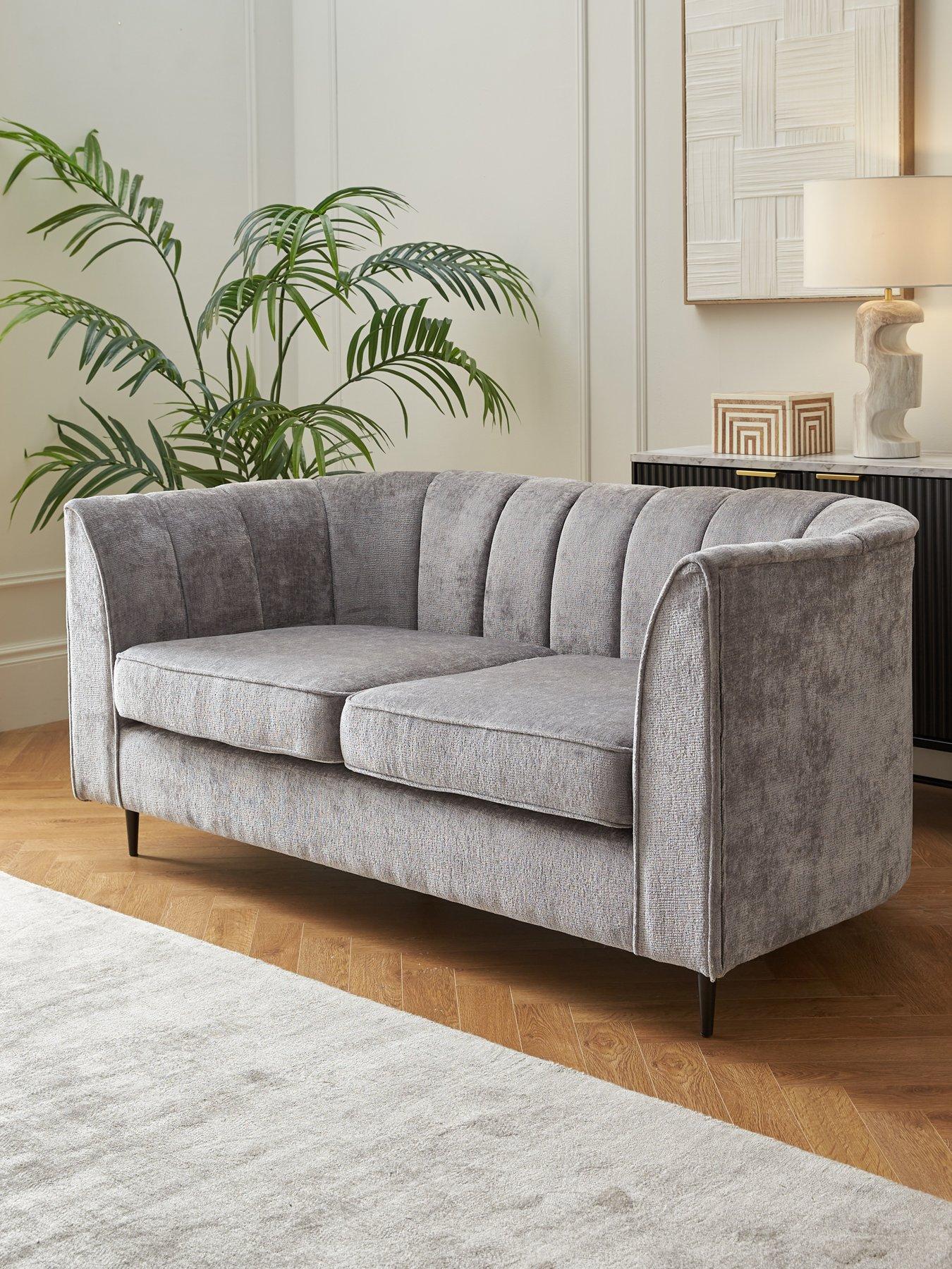 very-home-guild-2-seater-fabric-sofa-grey