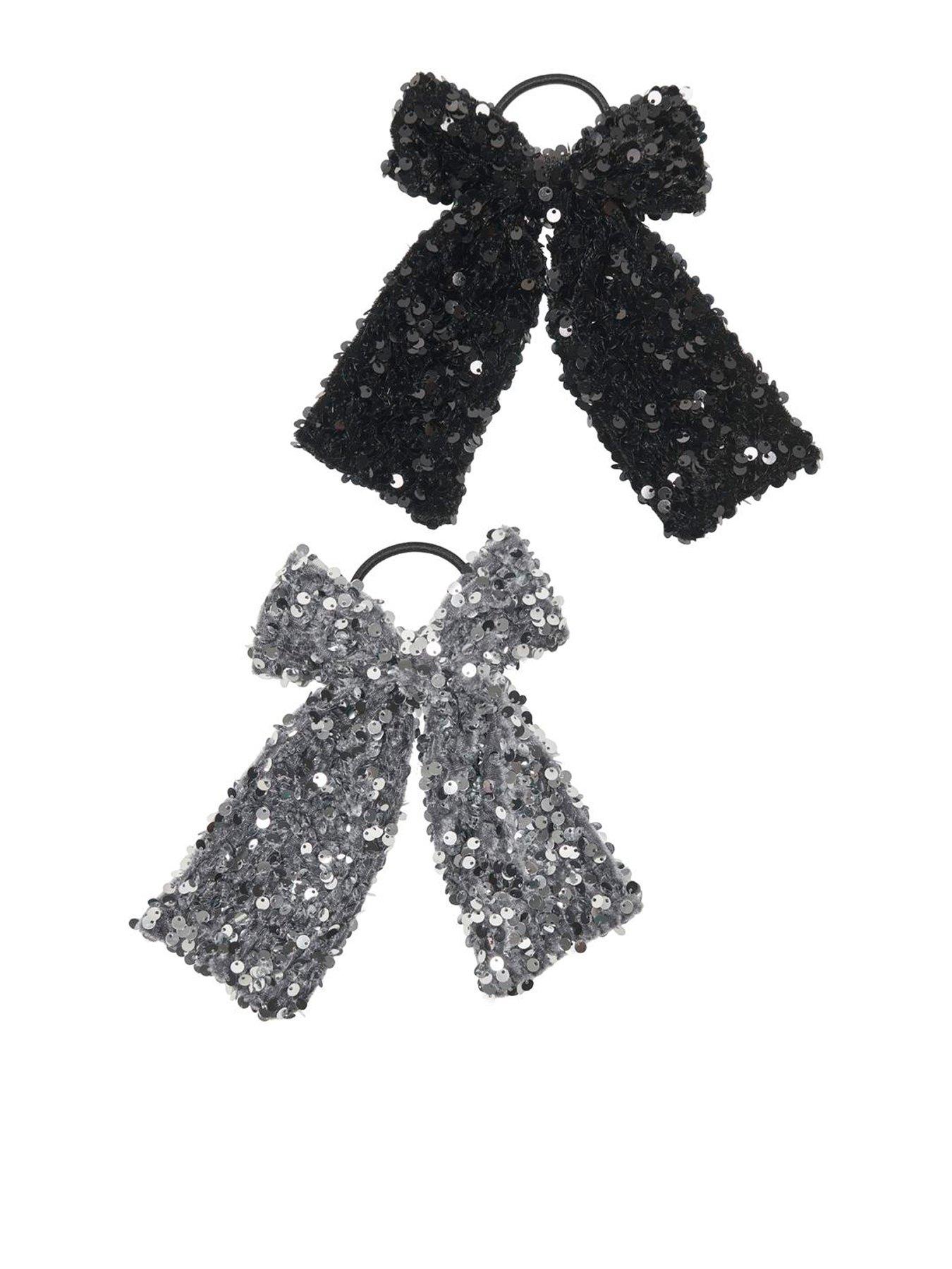 only-kids-girls-2-pack-sequin-hair-bow-elastics-multifront