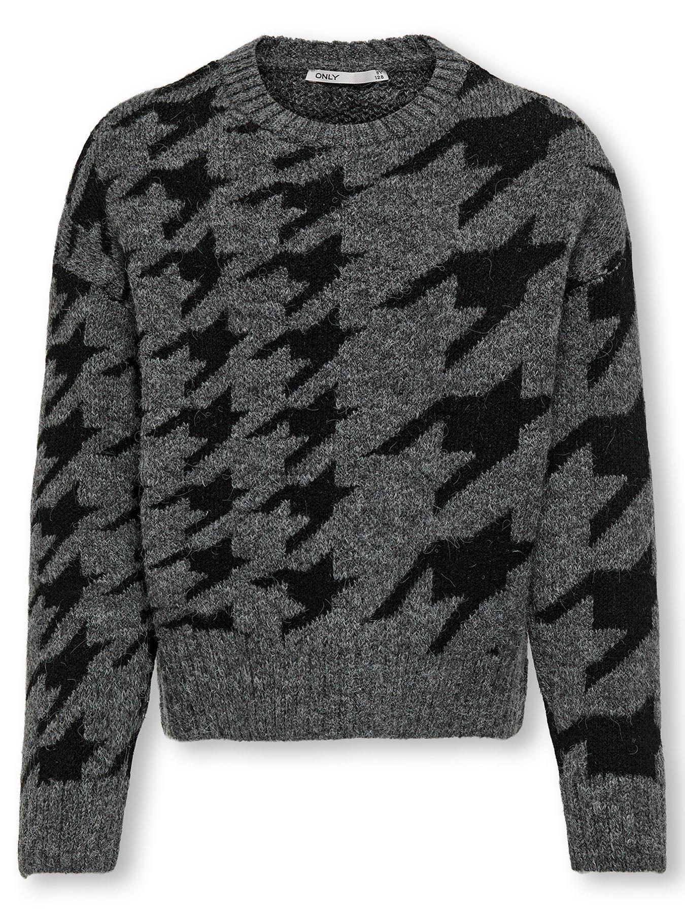 Houndstooth pullover sale