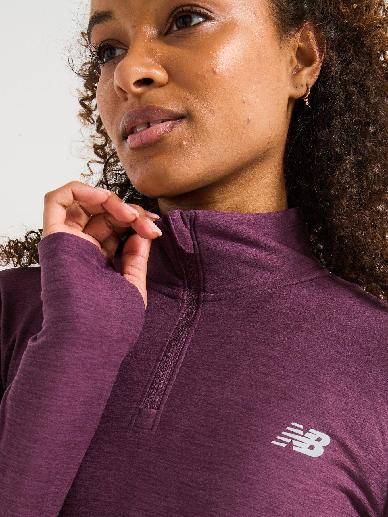 new-balance-womens-running-sport-essentials-space-dye-quarter-zip-purpleoutfit