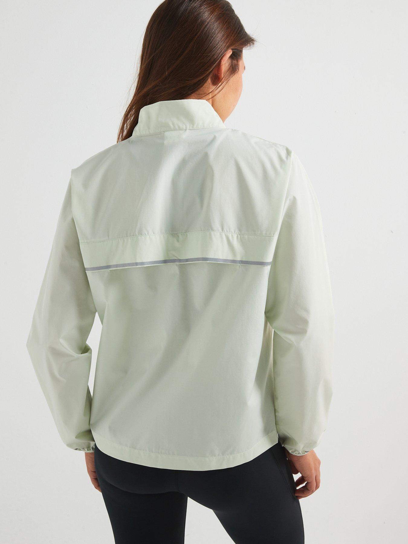 Image 2 of 6 of New Balance Womens Running Sport Essentials Reflective Jacket - Green