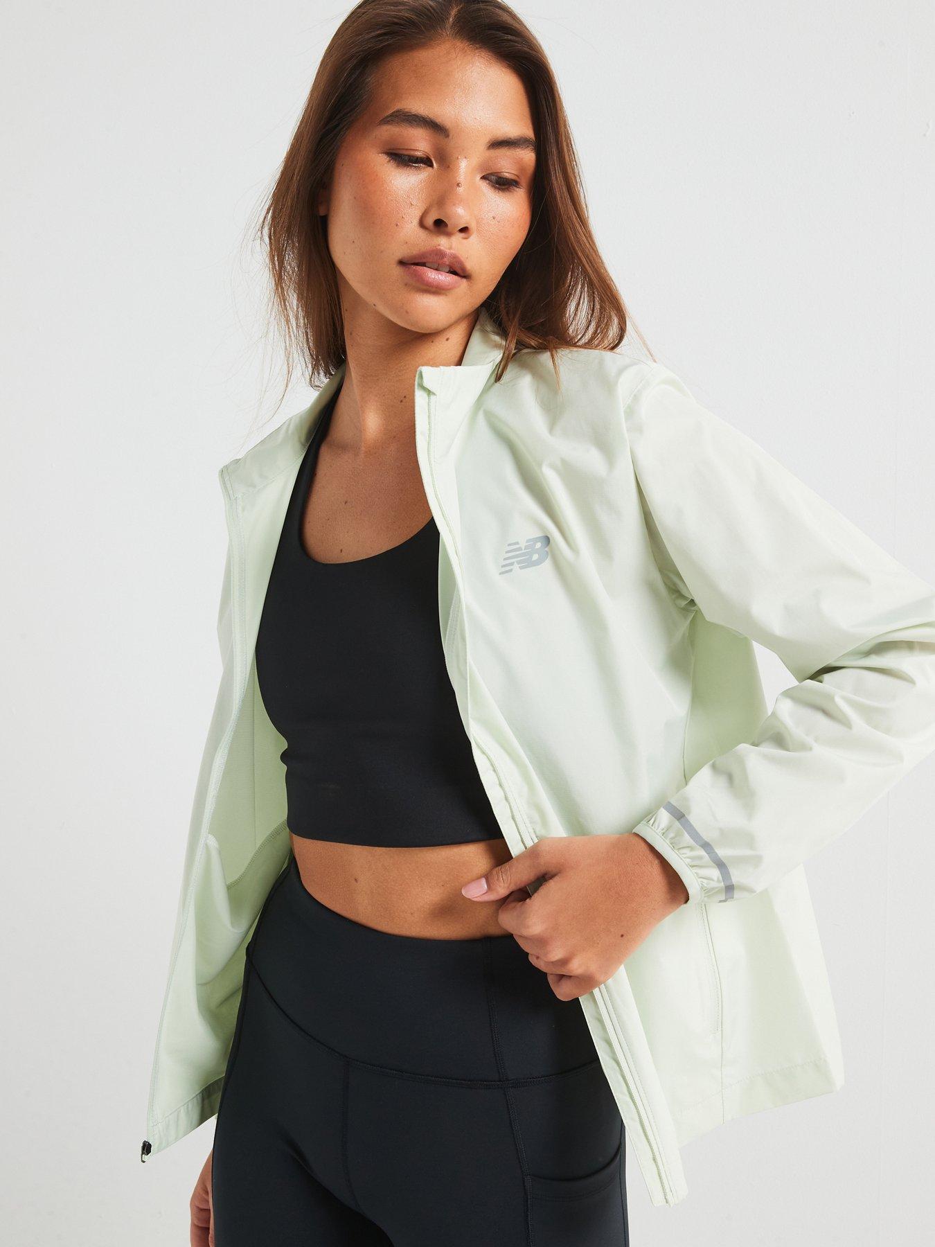 Image 6 of 6 of New Balance Womens Running Sport Essentials Reflective Jacket - Green