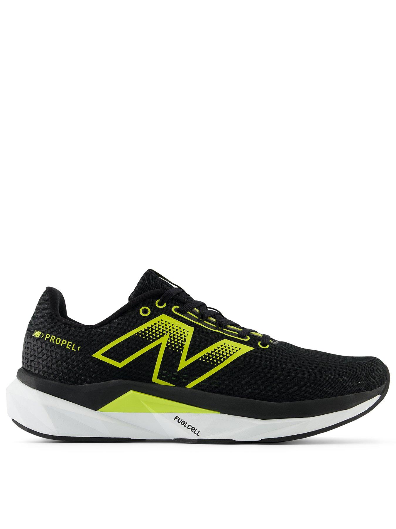 Image of New Balance Mens Running Fuelcell Propel V5 Trainers - Black