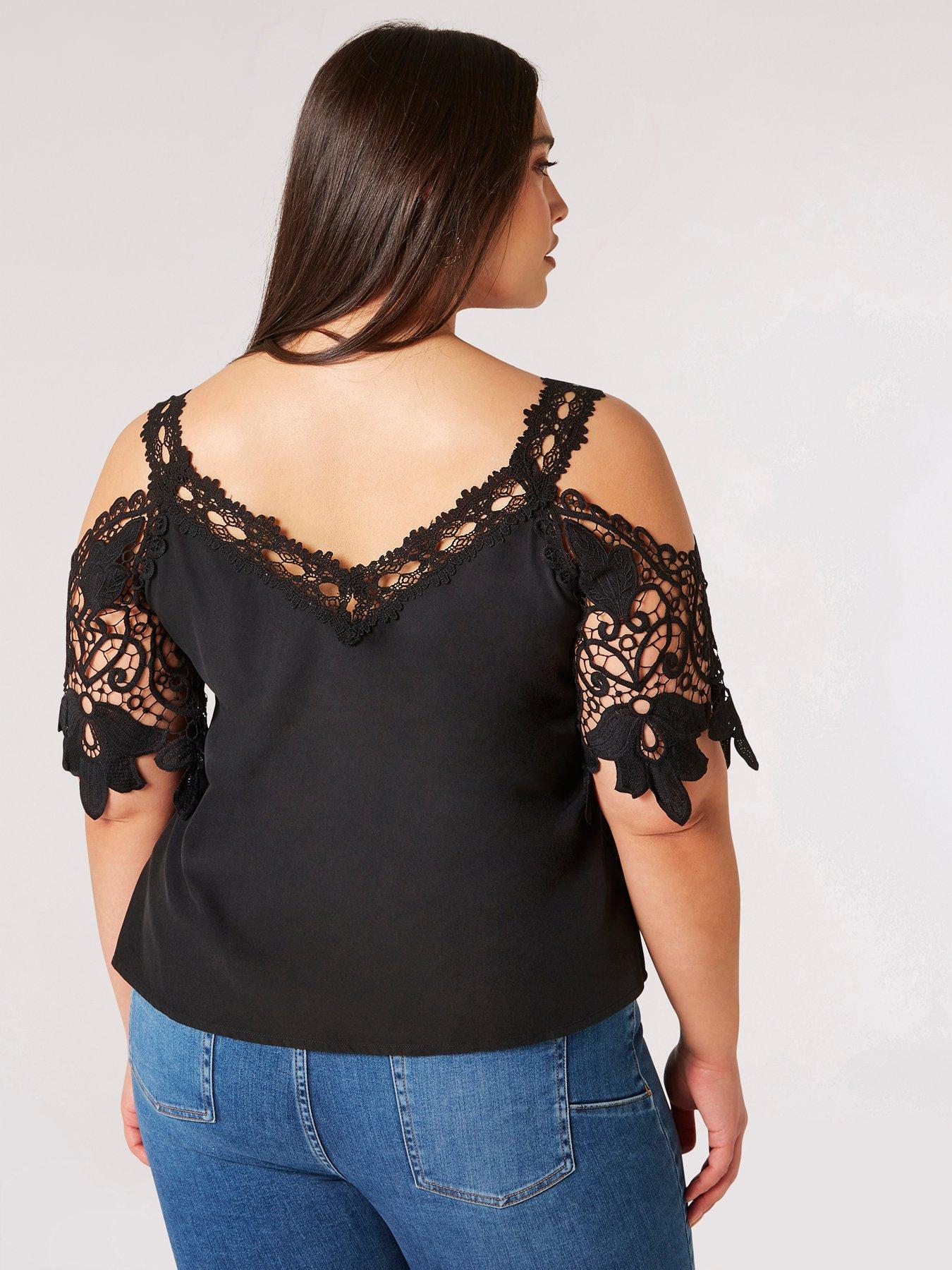 apricot-apricot-curve-lace-edge-cold-shoulder-tostillFront