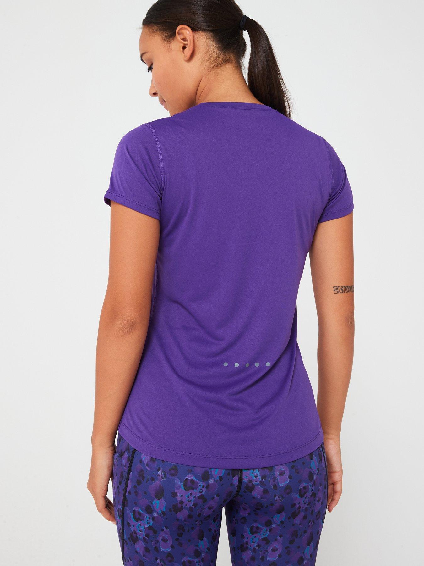 ronhill-womens-core-running-short-sleeved-tee-purplestillFront