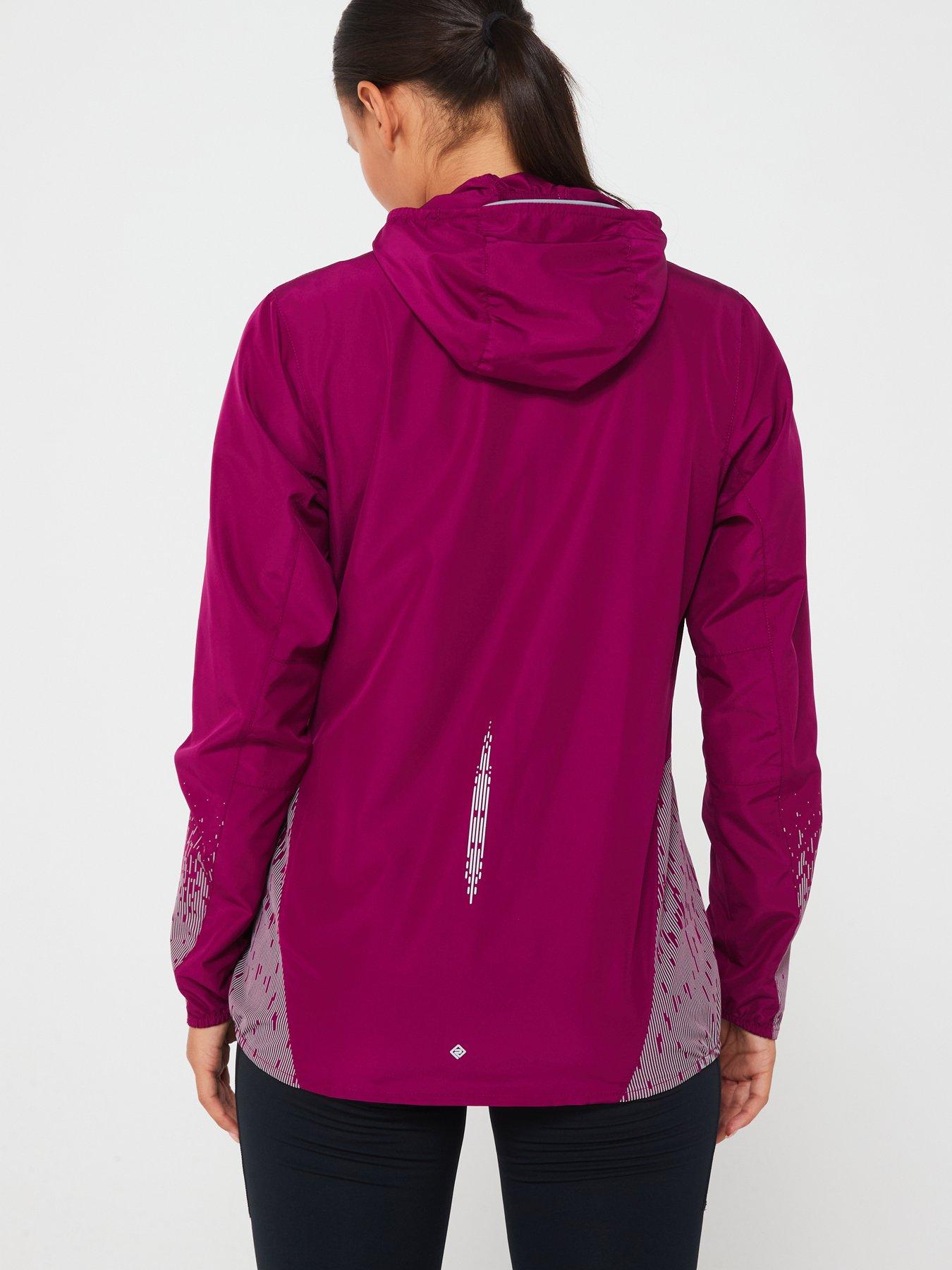 Womens Tech Reflect Running Jacket purple