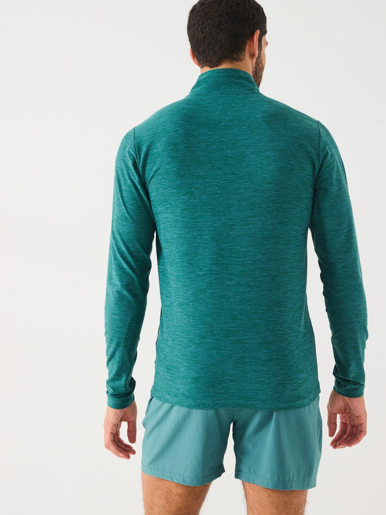 new-balance-mens-running-space-dye-14-zip-dark-greenstillFront