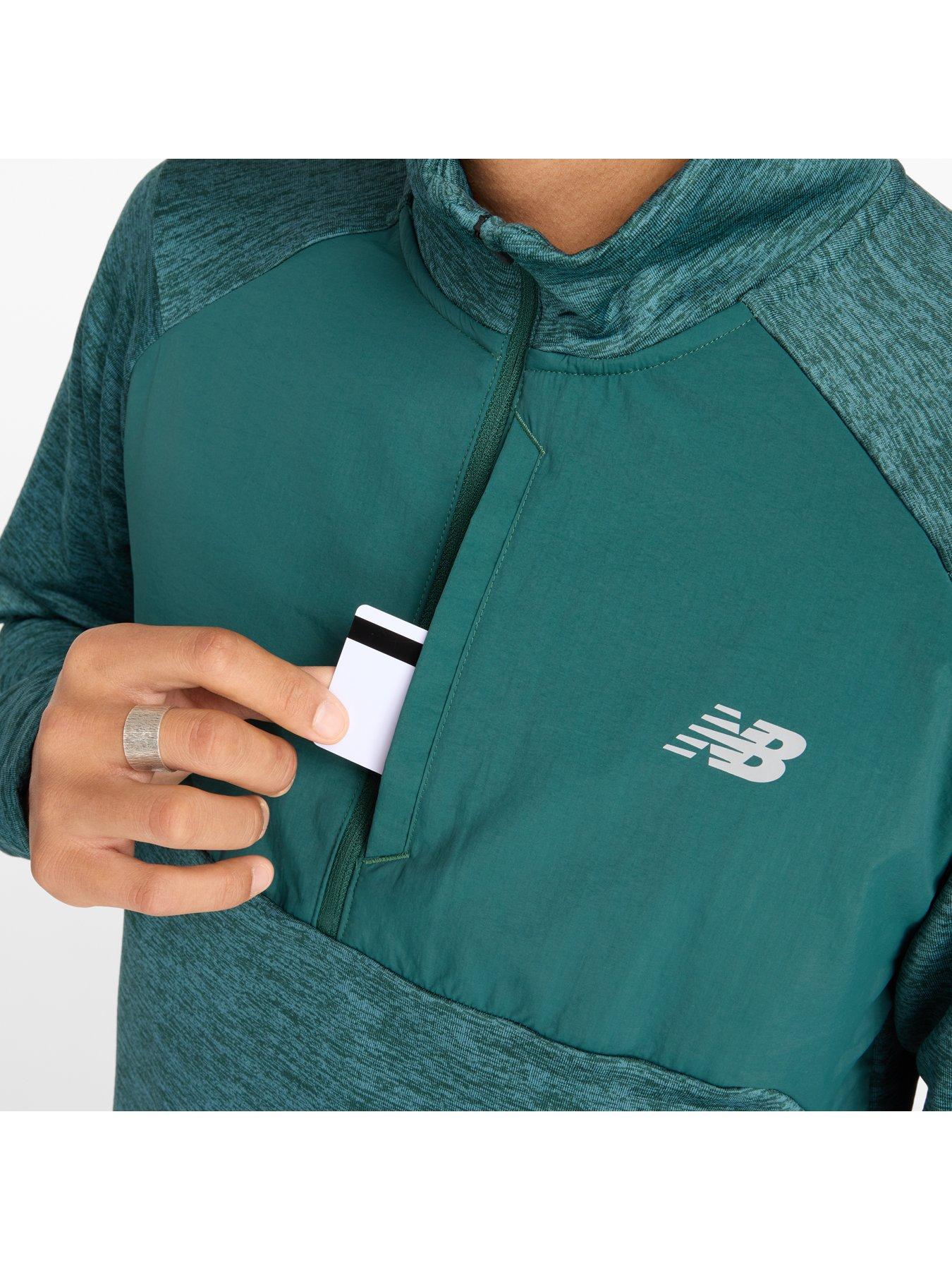 new-balance-mens-running-athletics-heat-grid-12-zip-dark-greendetail