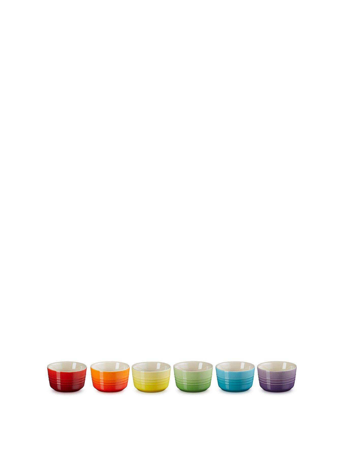 le-creuset-set-of-6-rainbow-mininbspramekinsstillFront