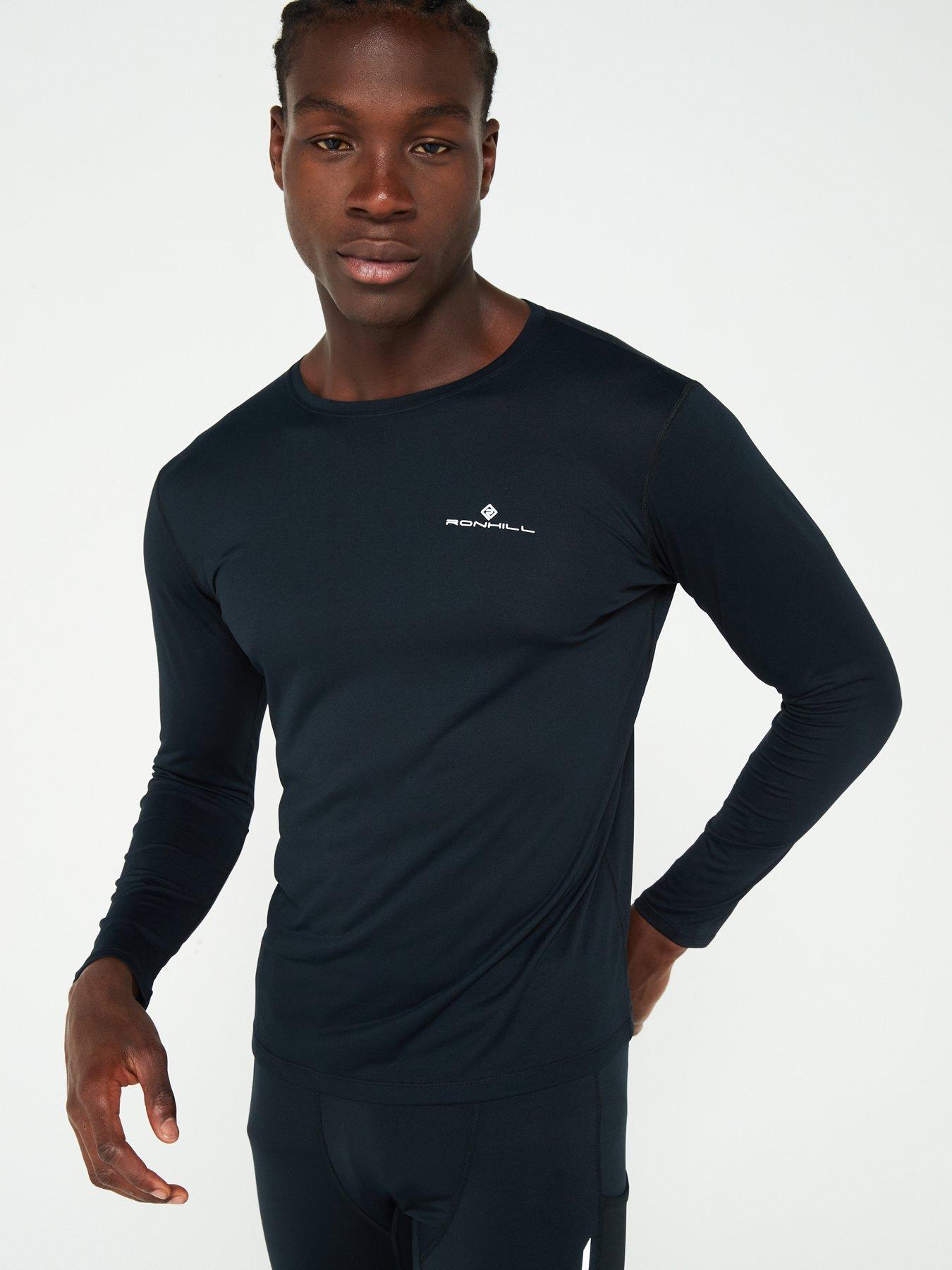 ronhill-mens-core-running-long-sleeve-tee-blackfront