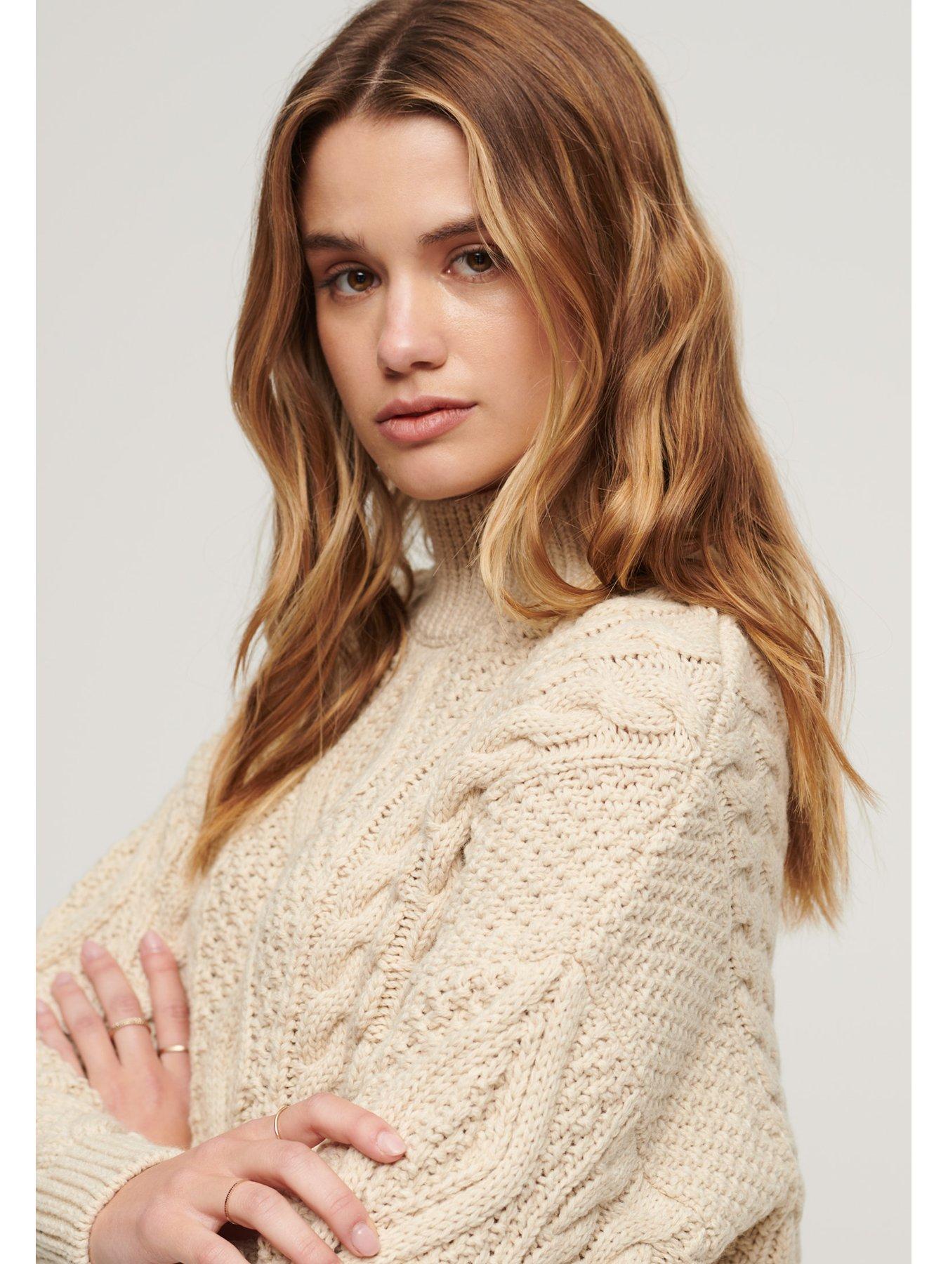 superdry-aran-cable-knit-jumper-creamstillFront