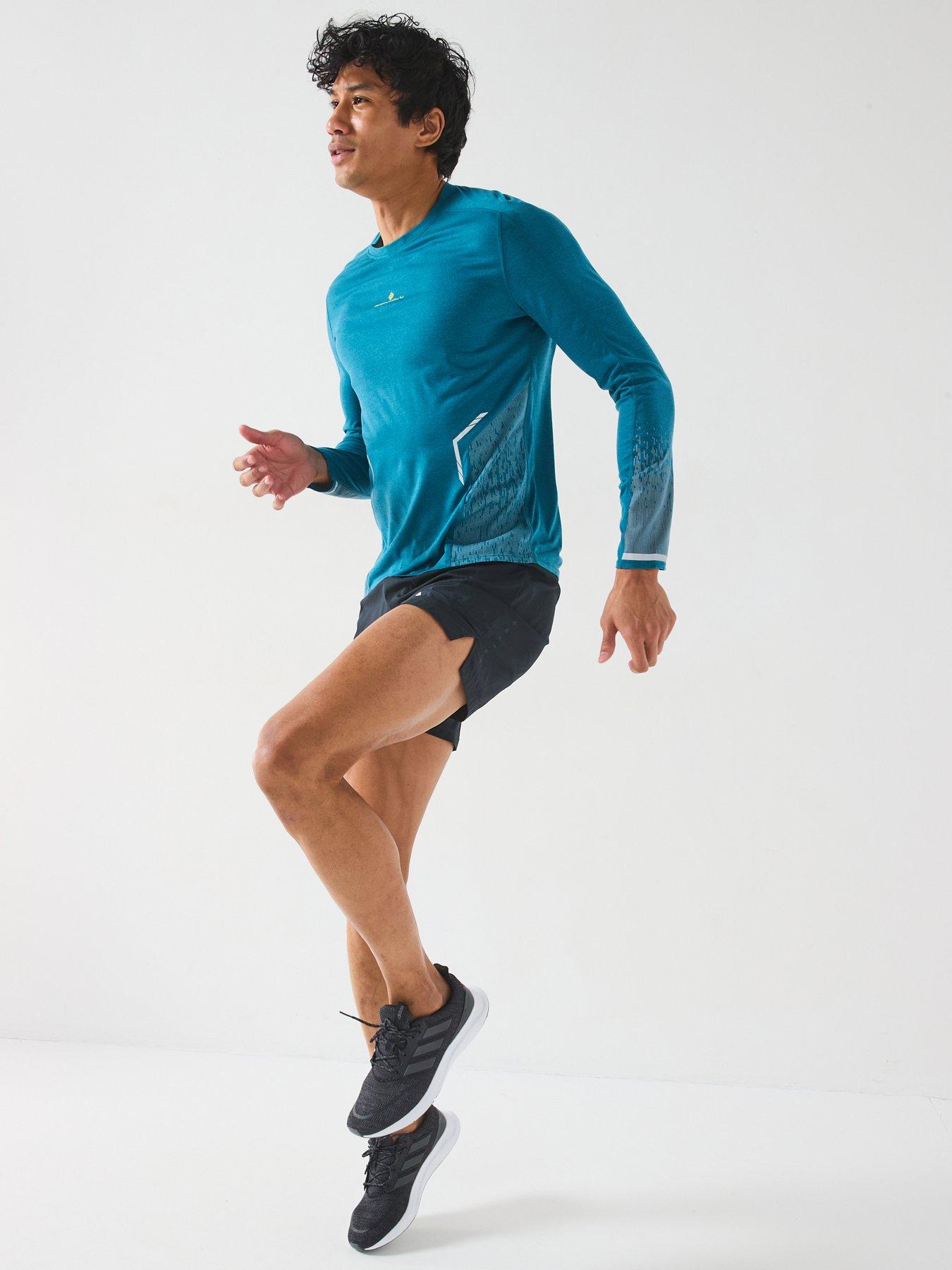 Image 3 of 6 of Ronhill Mens Tech Reflect Running Long Sleeve Tee- Green