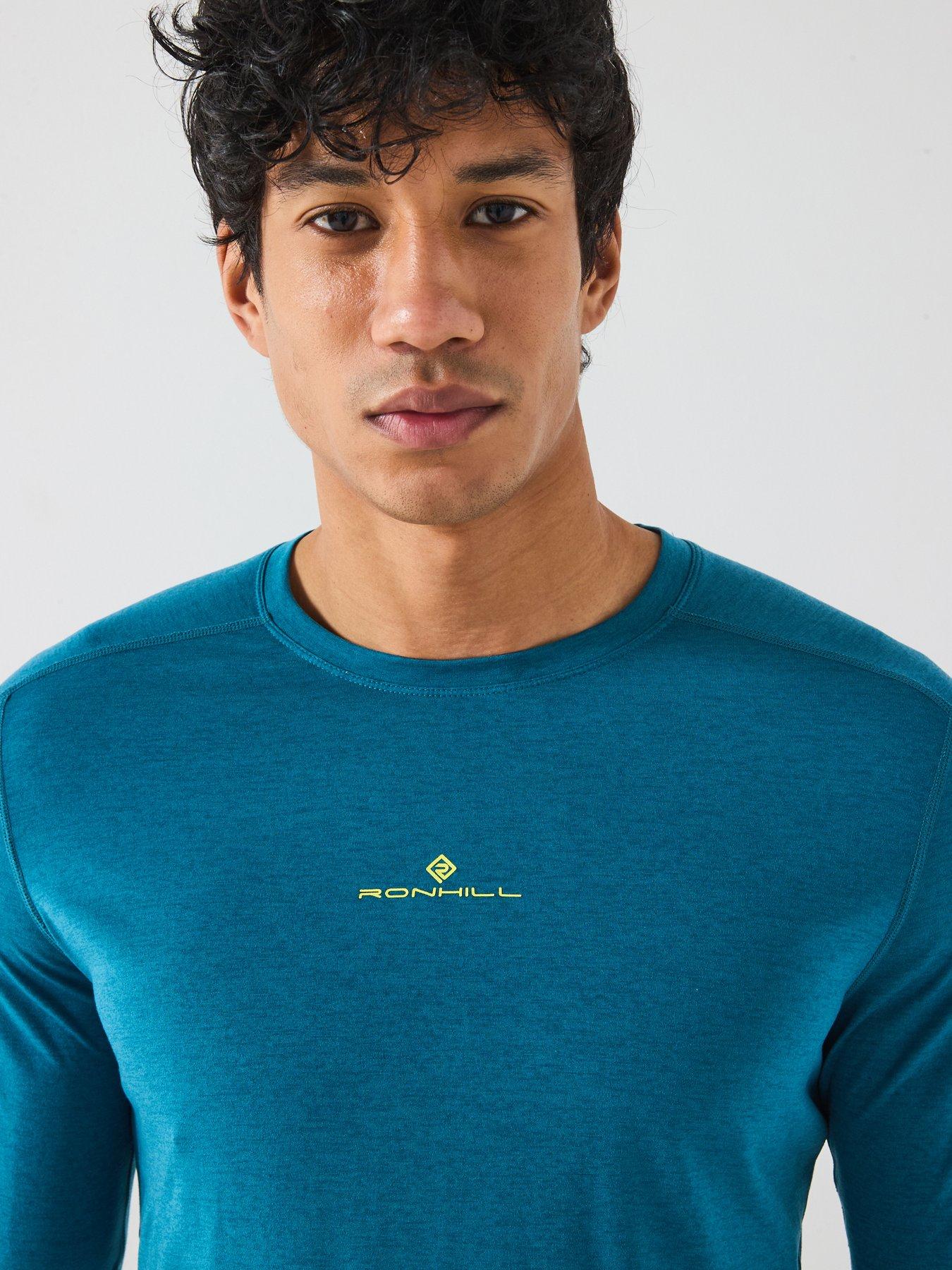 Image 4 of 6 of Ronhill Mens Tech Reflect Running Long Sleeve Tee- Green