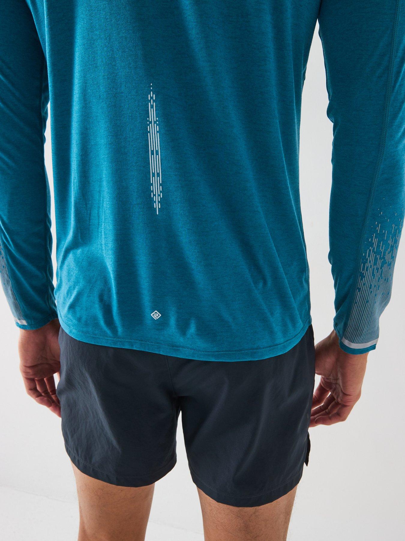Image 5 of 6 of Ronhill Mens Tech Reflect Running Long Sleeve Tee- Green