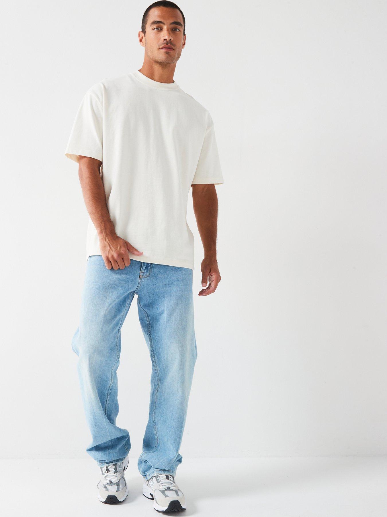 river-island-short-sleeve-studio-oversized-t-shirt-creamback