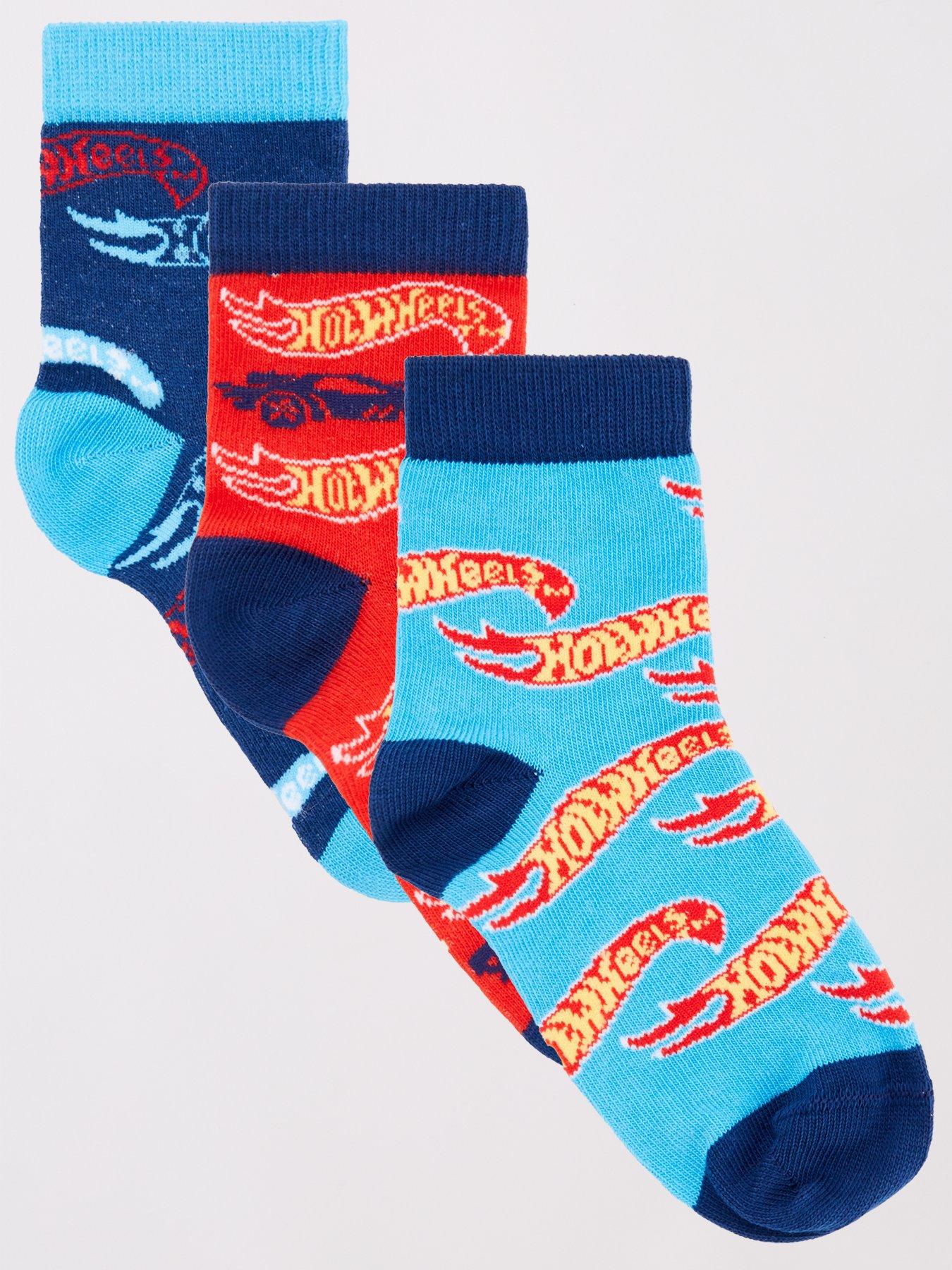 hot-wheels-3-pack-socks-multi