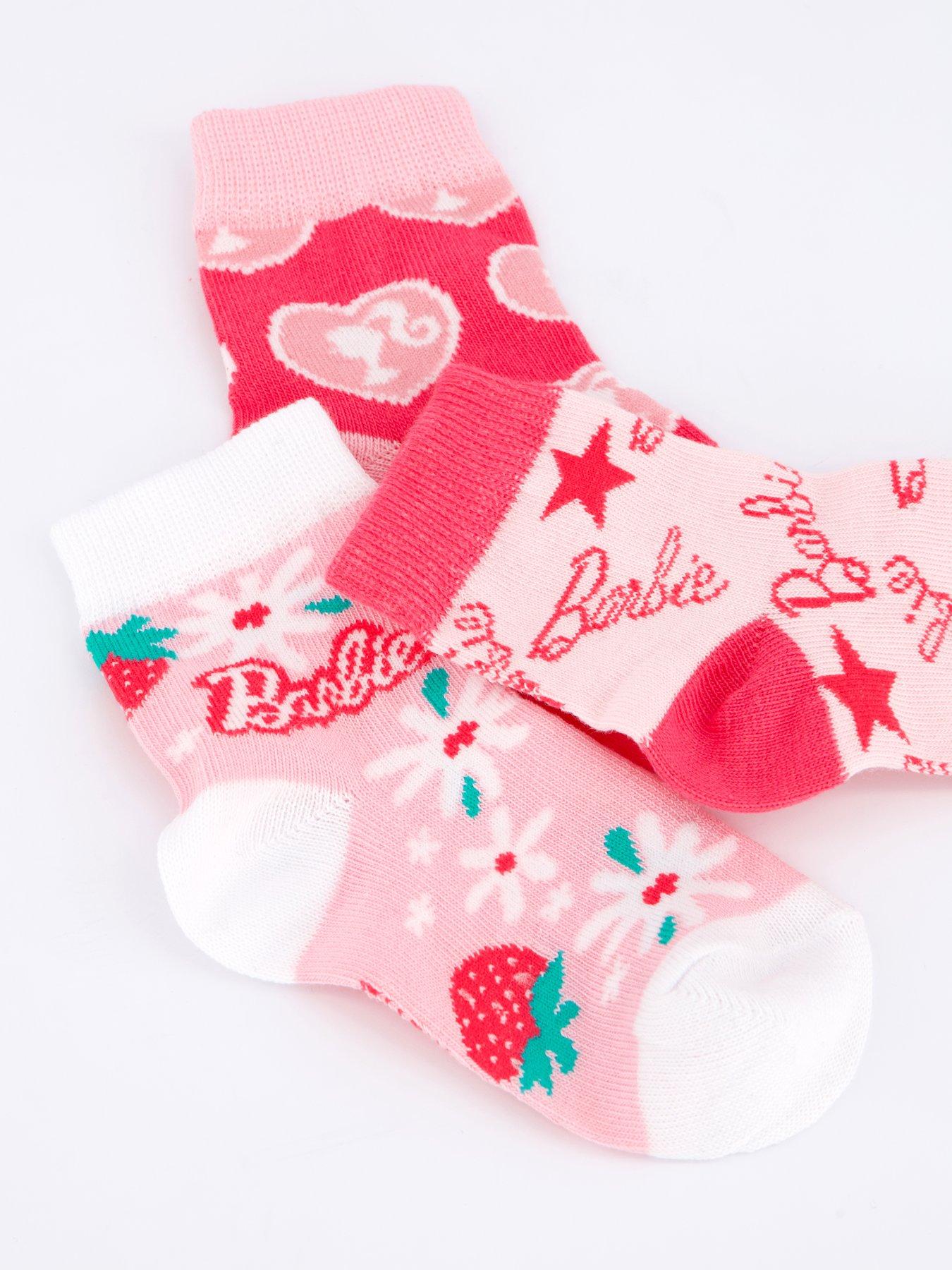 barbie-barbie-3-pack-socks-pinkoutfit
