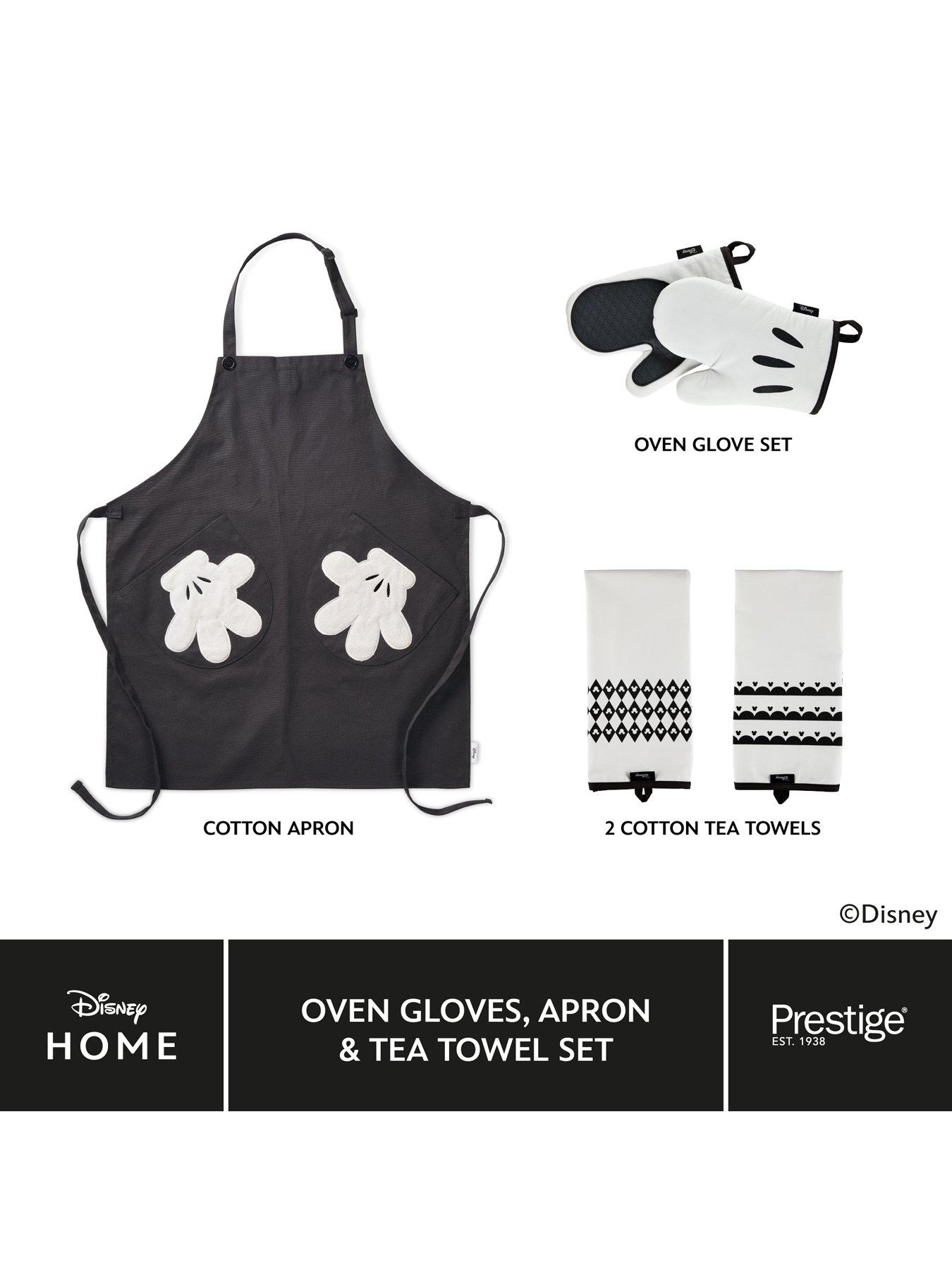 disney-prestige-x-disney-monochrome-textile-set-apron2pc-oven-gloves-with-siliconetea-towel-set-5-piece-setback