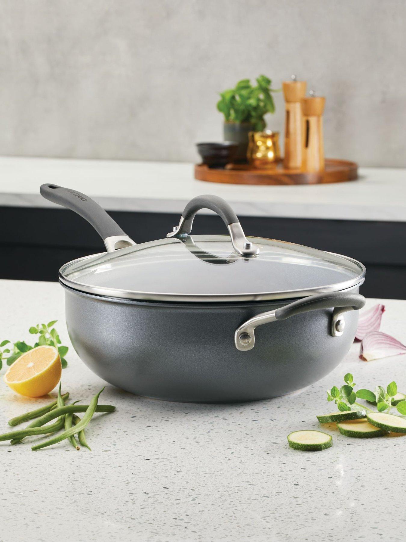 Circulon ScratchDefence A1 26 cm Chef’s Pan with Toughened Glass Lid