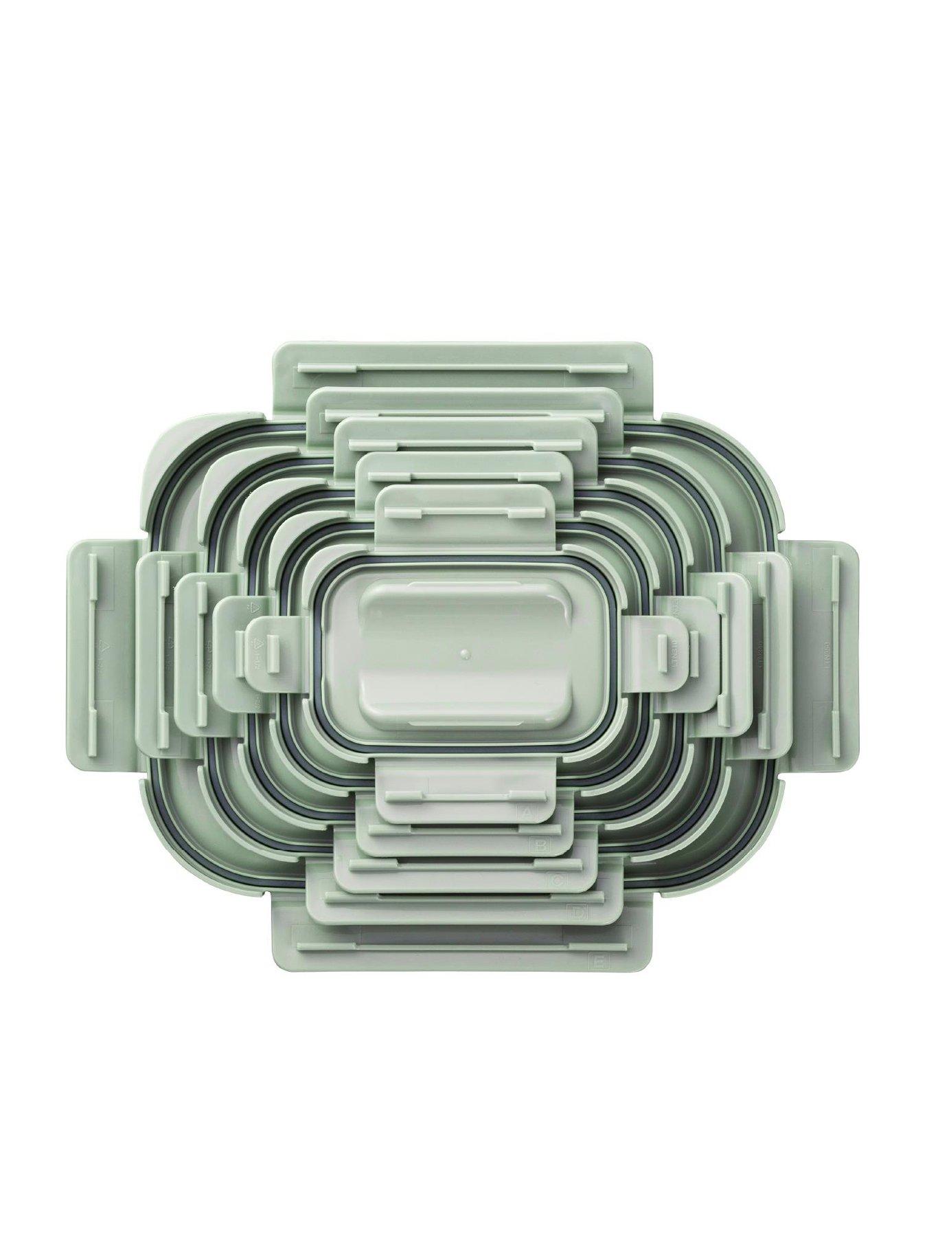 Image 7 of 7 of Lock and Lock Locknlock Nestnlock 5pc Set - 230ml/500ml / 920ml / 1.6l/2.7l - With Interlocking Lids For Easy Stacking