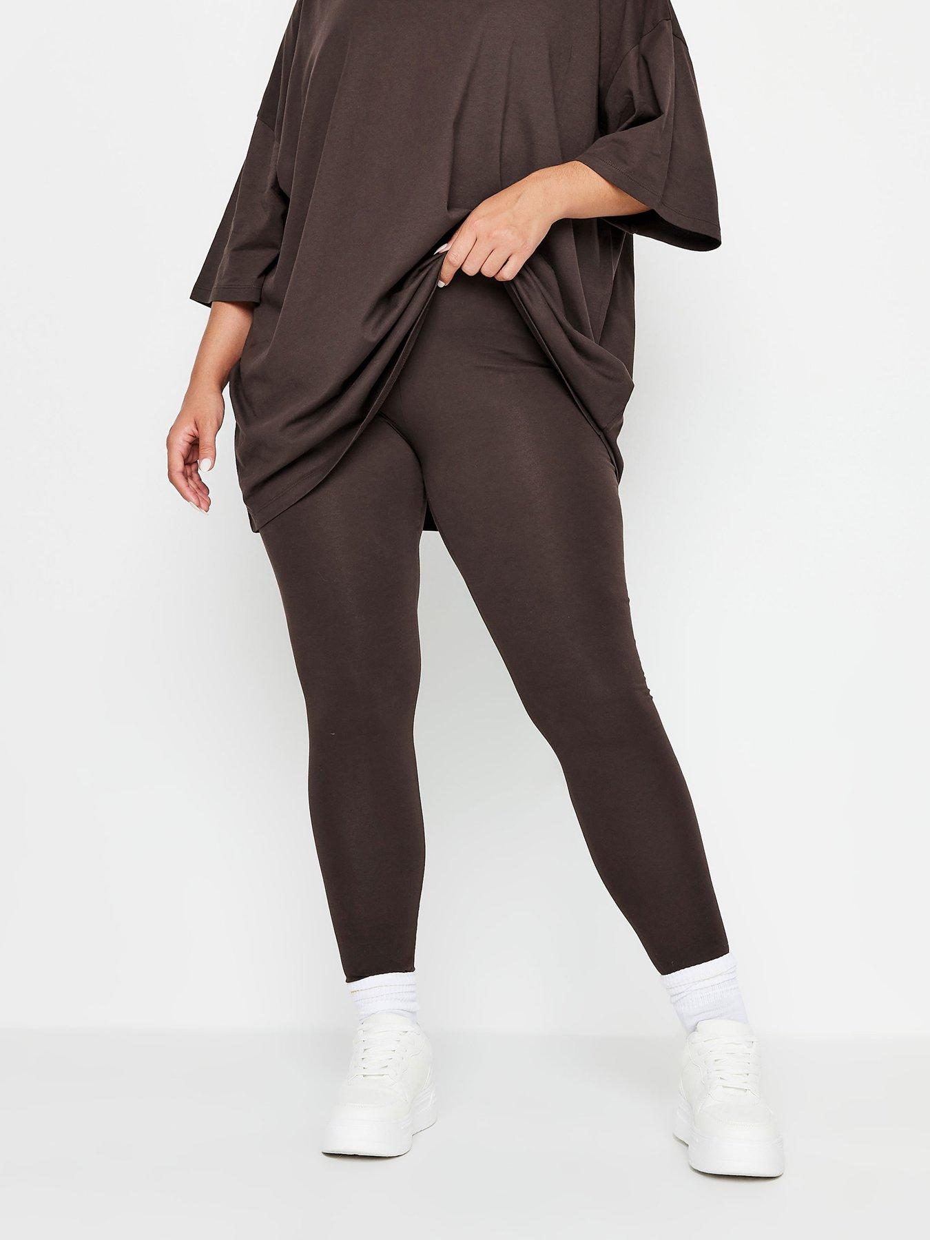 yours-curve-leggings-brown