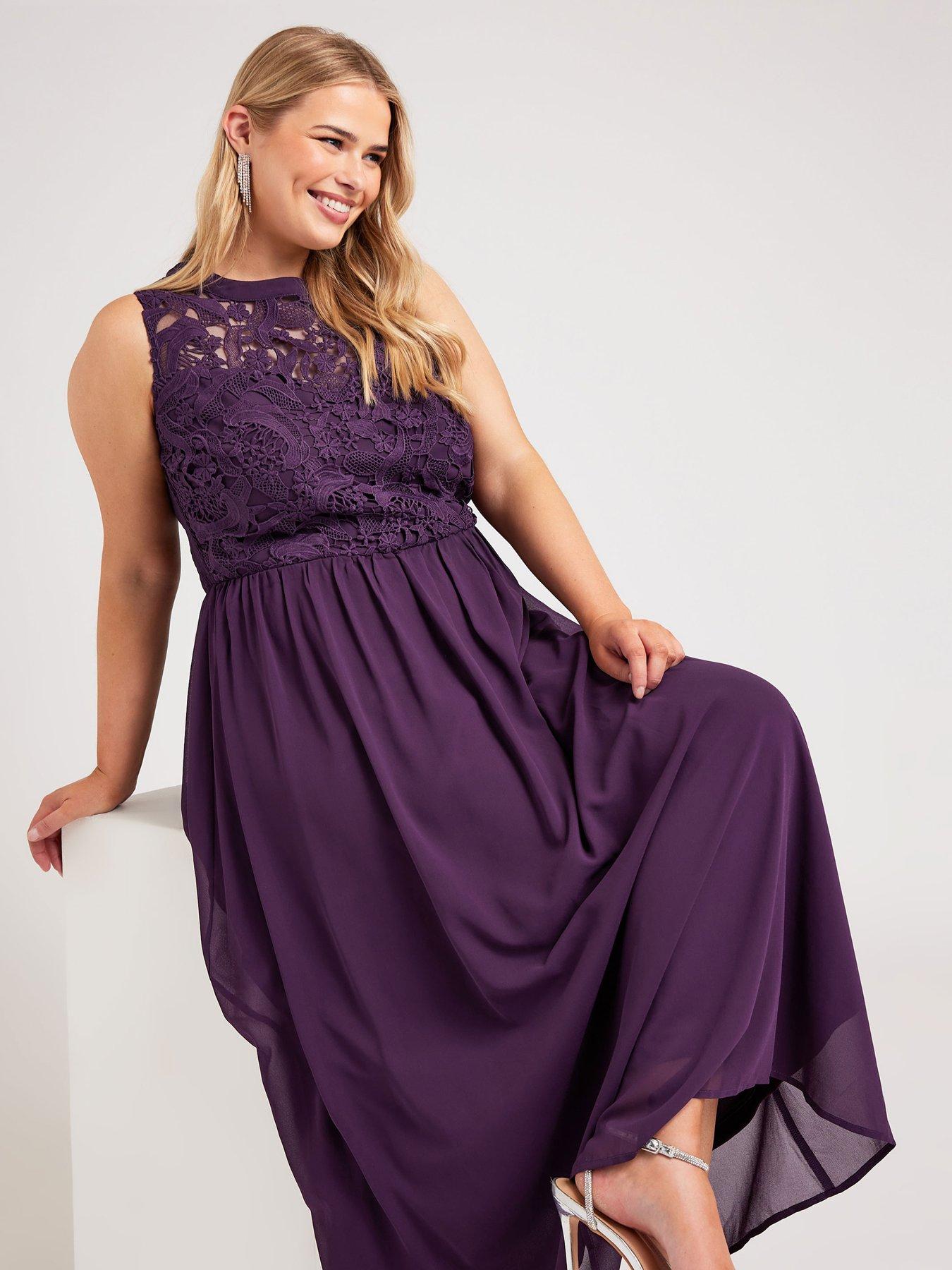 yours-curve-lace-front-maxi-dress-purpleback