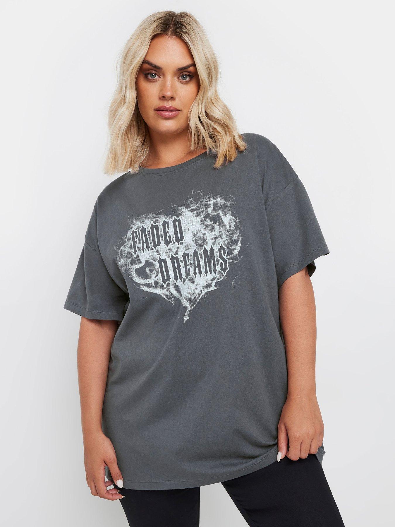 yours-curve-placement-print-drop-shoulder-t-shirt