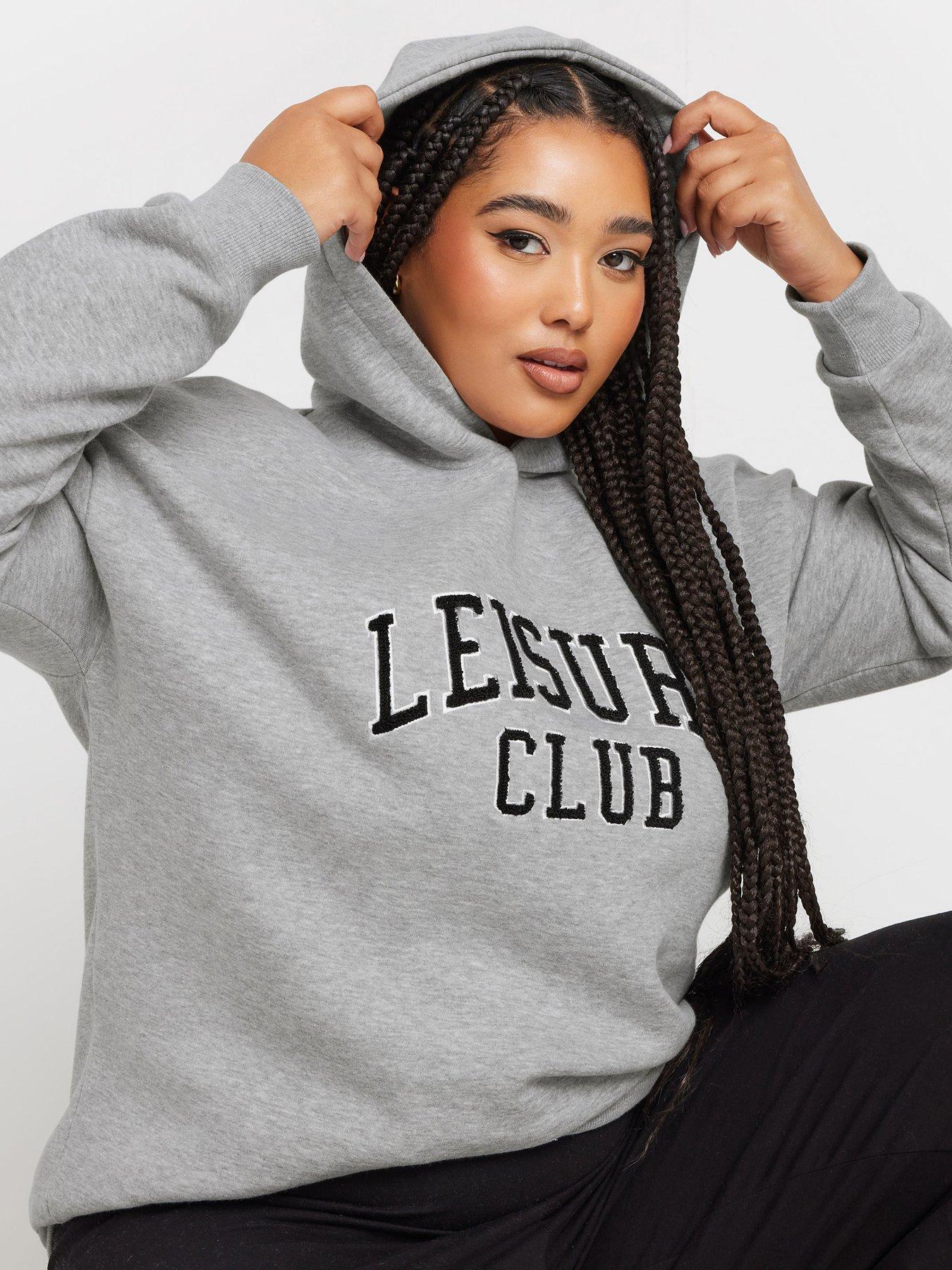 yours-curve-leisure-club-hoodie-greyoutfit