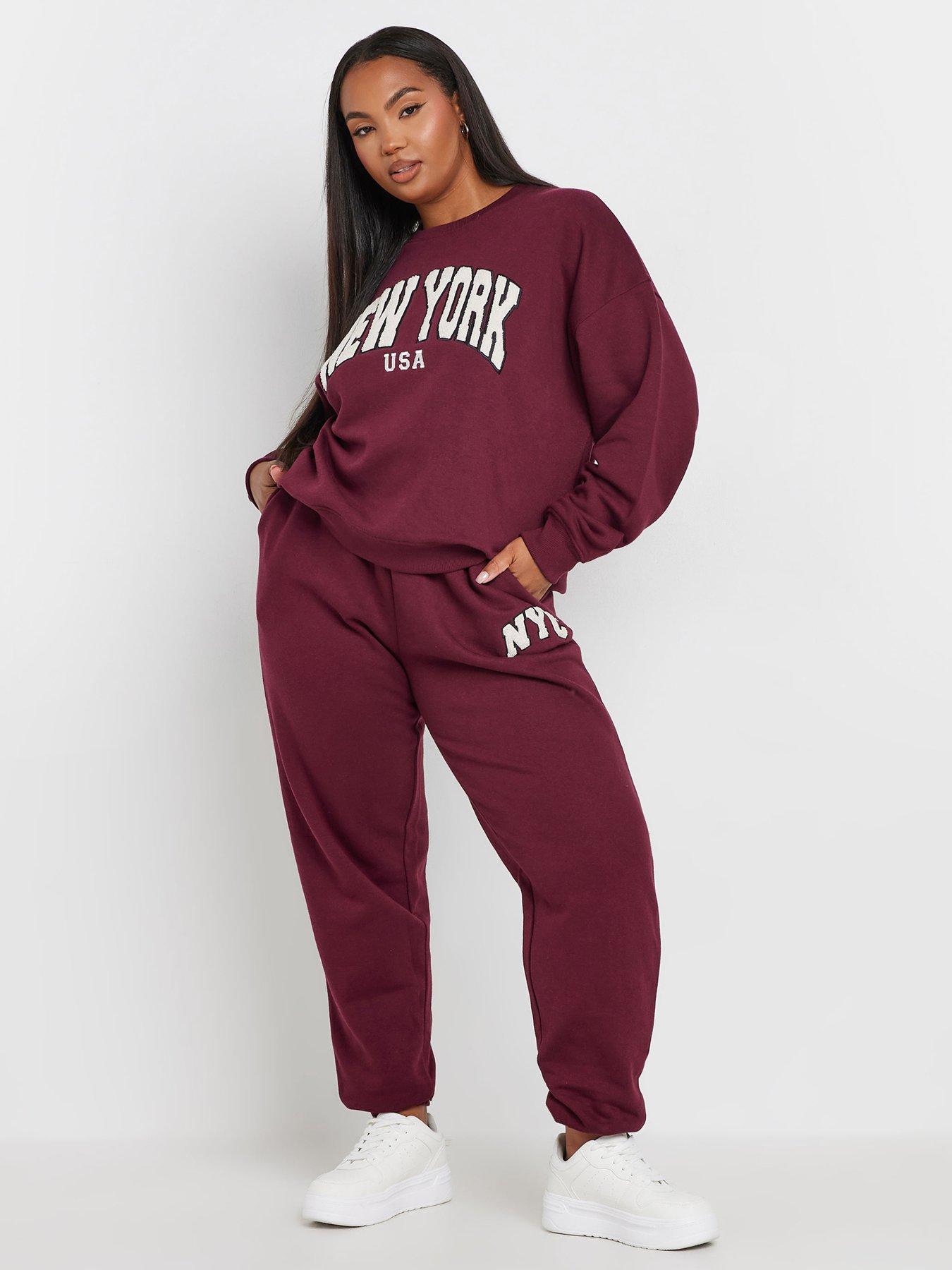 yours-curve-applique-nyc-cuffed-jogger-redback